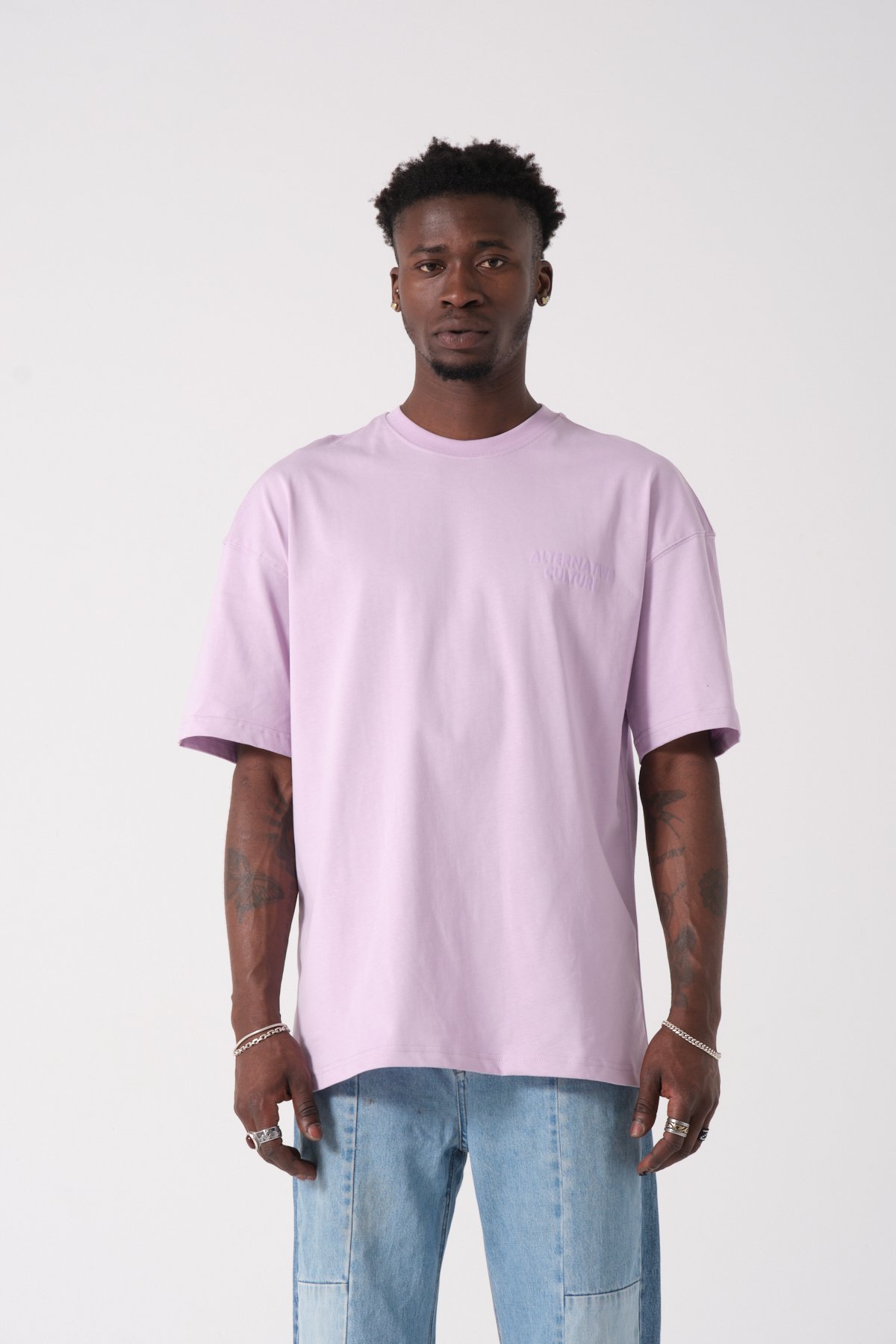 Alternative Culture Baskılı Oversize T-shirt