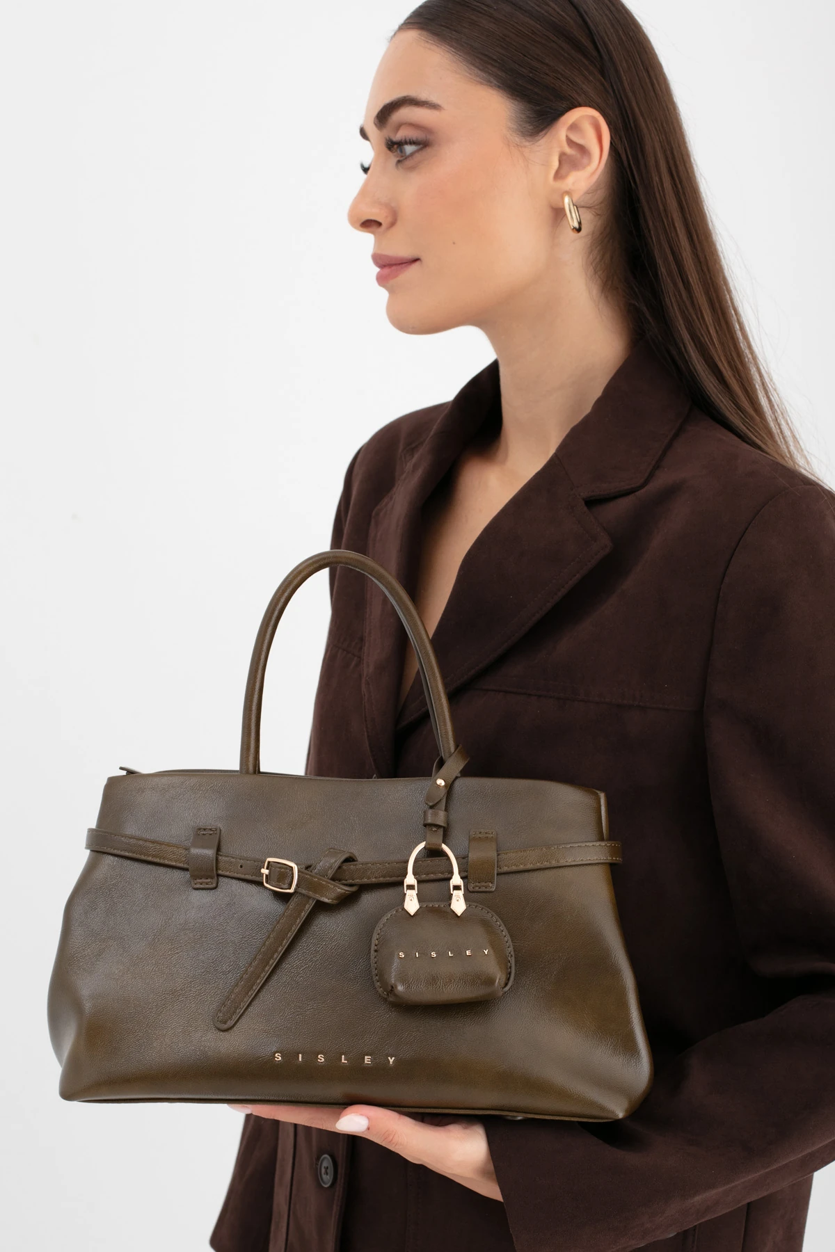 Sisley Kadın Kol Çantası SLY_238 - Haki