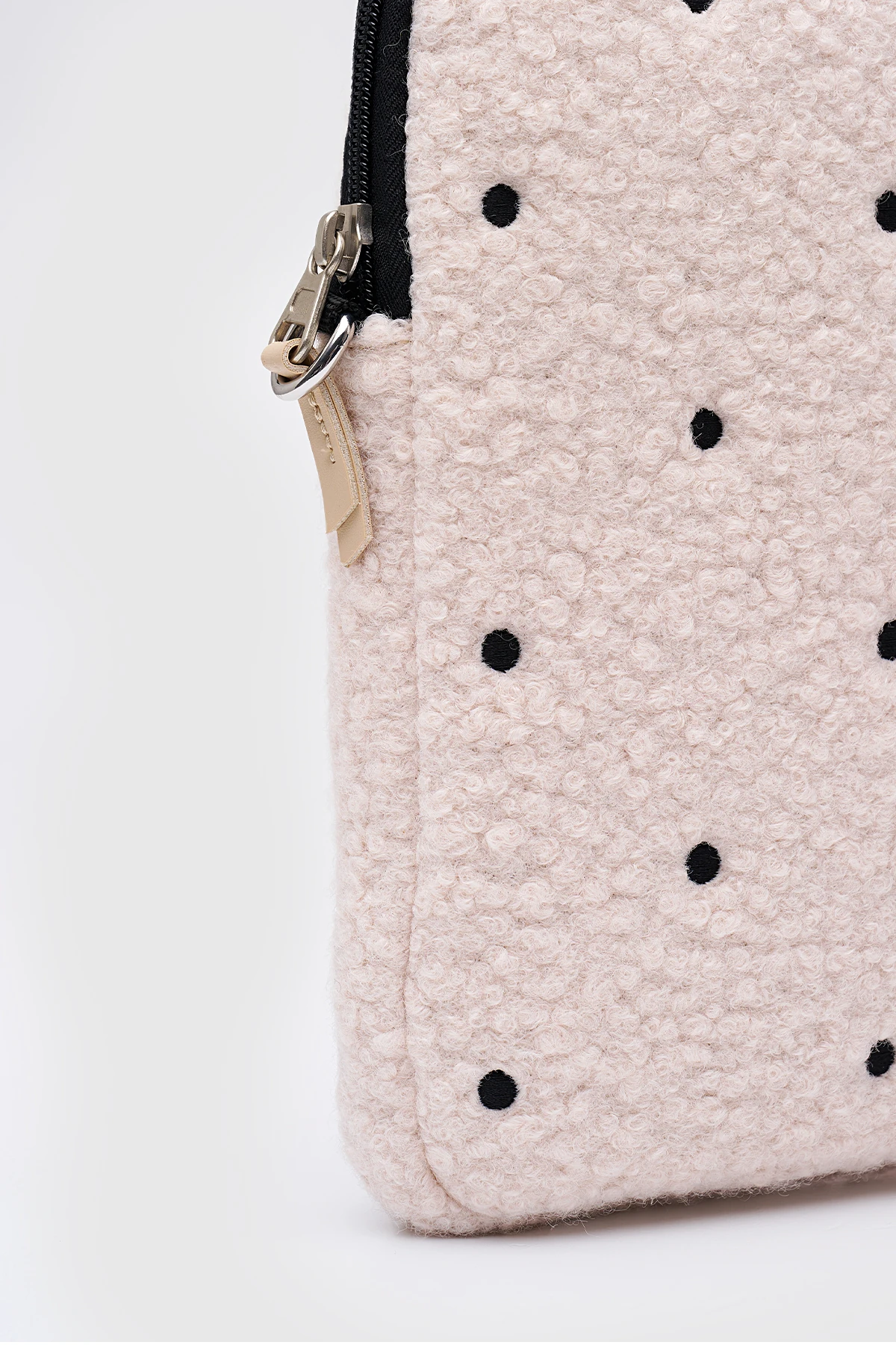 Puantiyeli Laptop Kılıfı 13" & 14" İnç Uyumlu - Bej