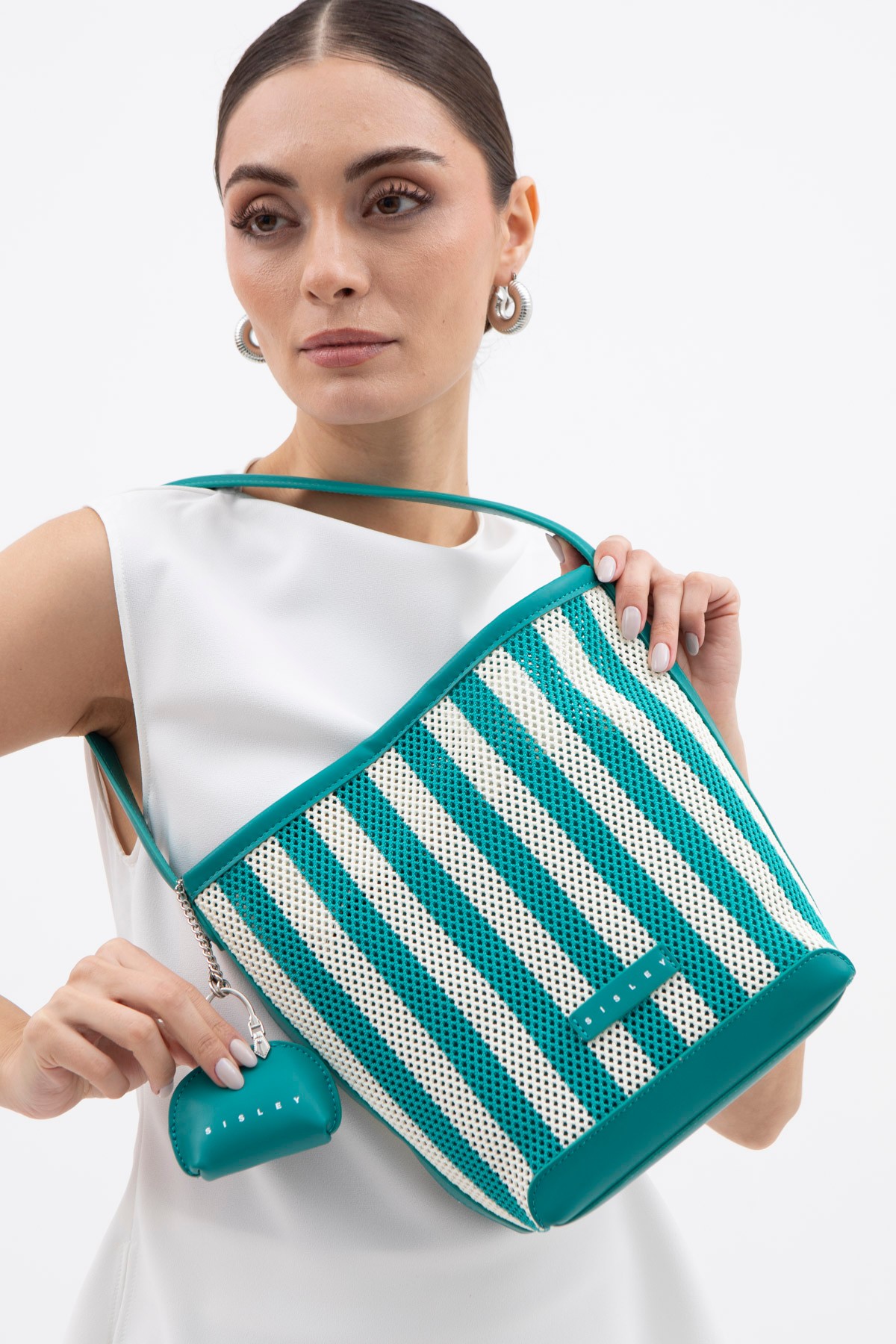 Sisley Kadın Omuz Çantası SLY_225 - Yeşil