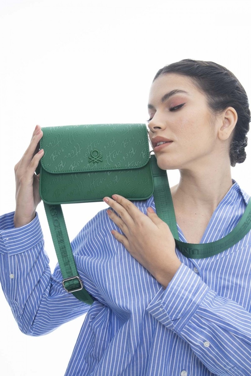 Benetton Kadın Çapraz Çanta Yeşil Bnt_1149