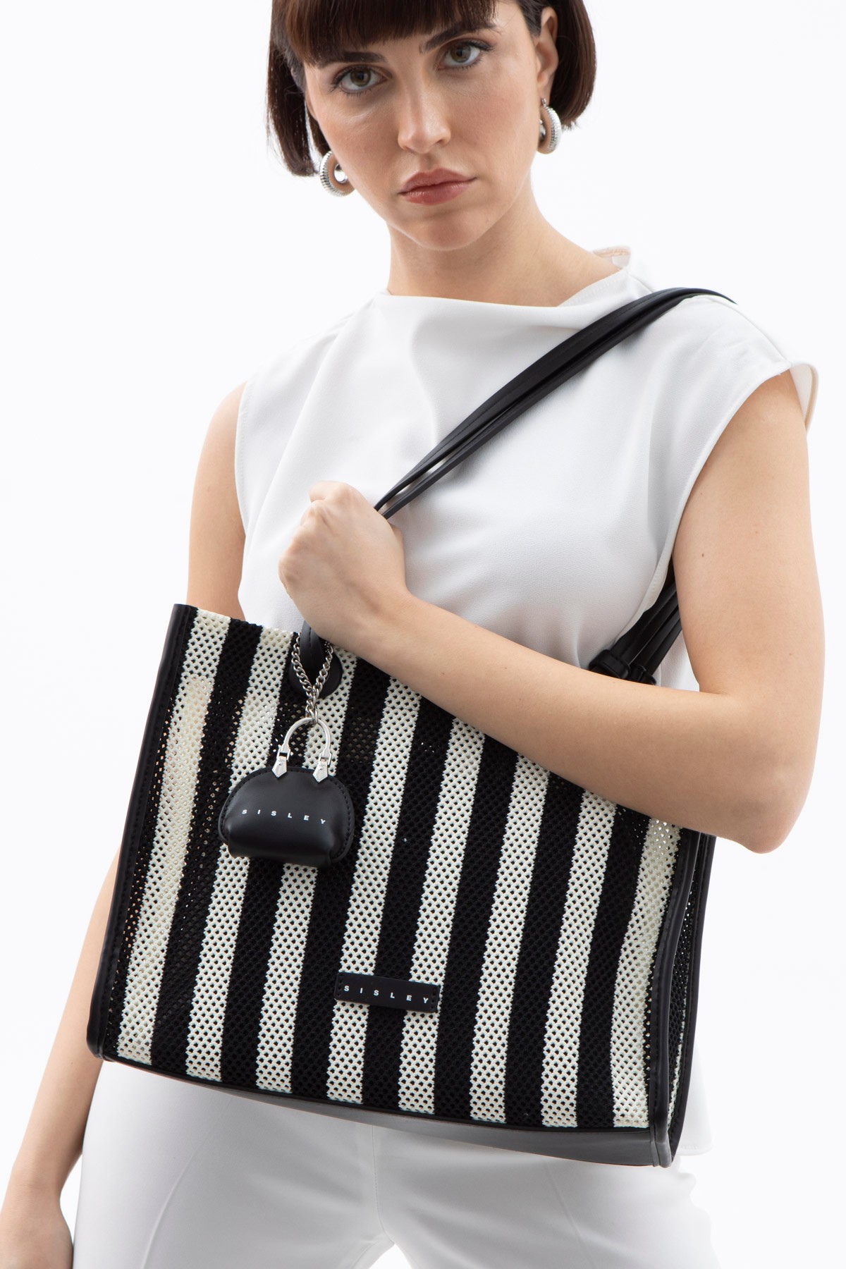Sisley Kadın Omuz Çantası SLY_226 - Siyah