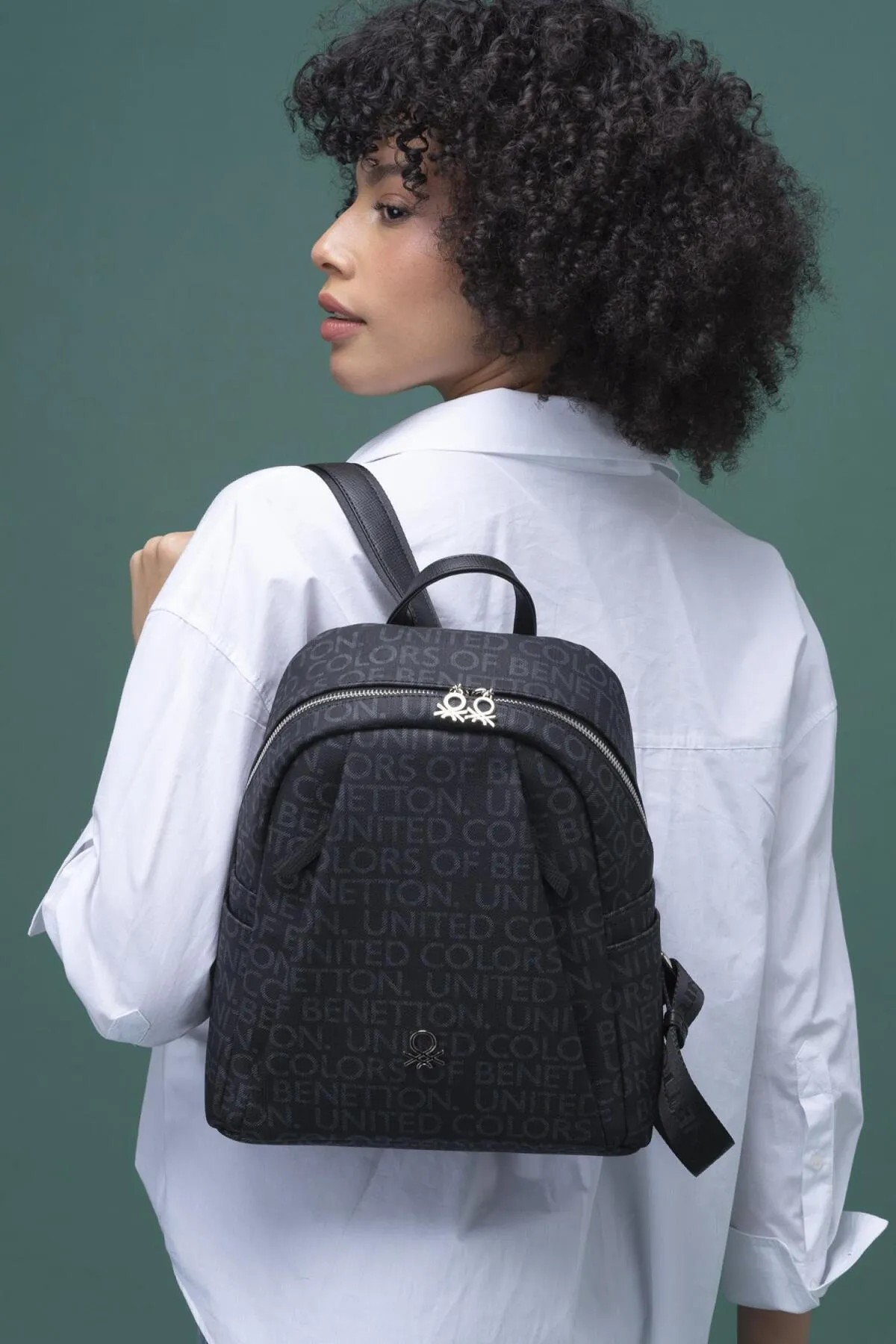 Benetton Kadın Sırt Çantası BNT_1281 - Siyah