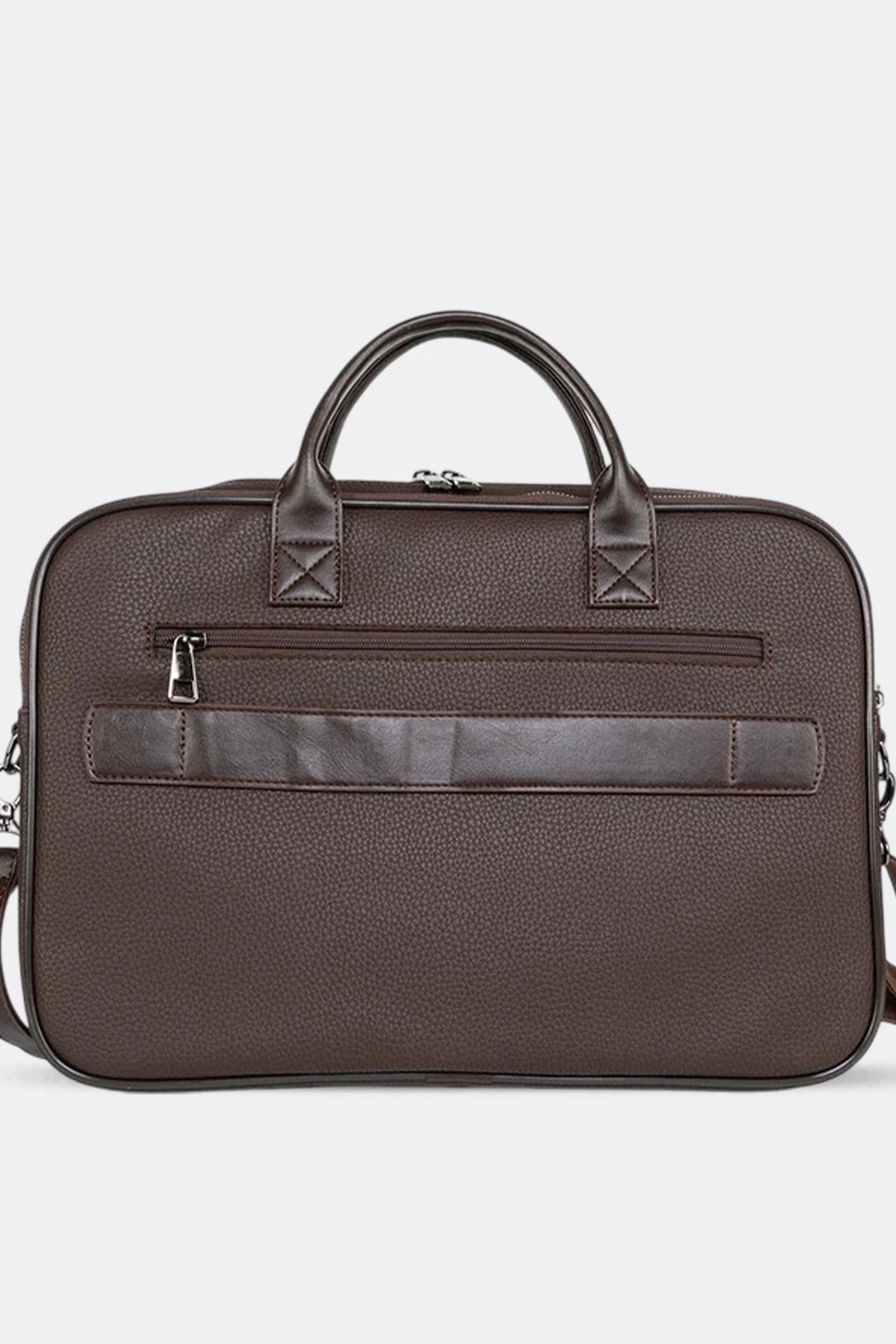 Kahverengi Evrak Çantası Laptop Bölmeli