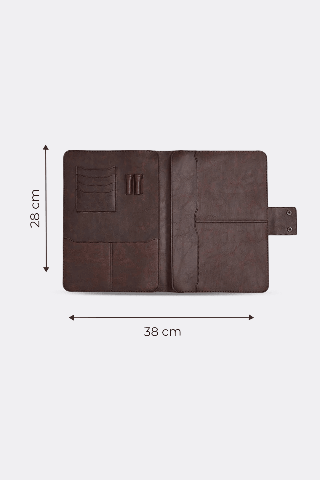 Macbook Air Pro 15-16 İnç Organizer Evrak & Laptop & Tablet Çantası - Kahverengi
