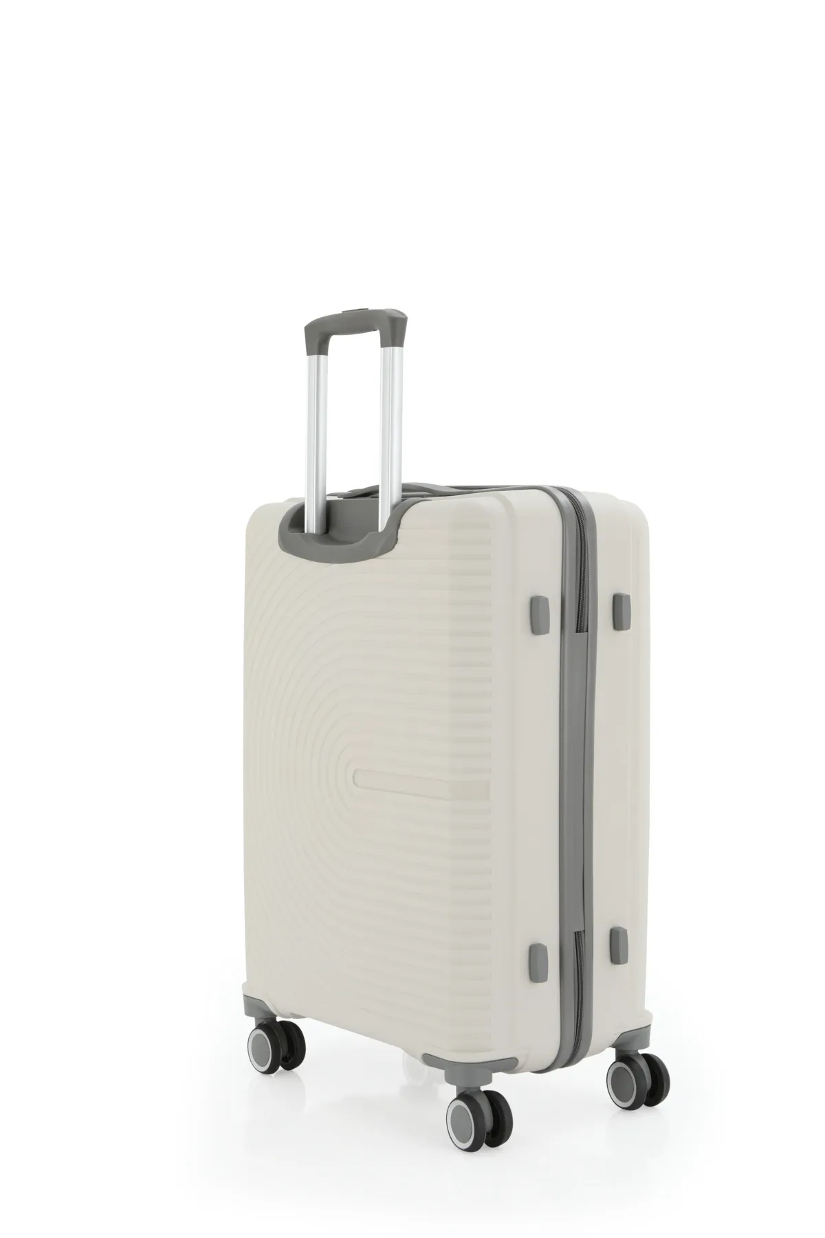 MÇS Polipropilen Orta Boy Valiz  - Kemik-Gri