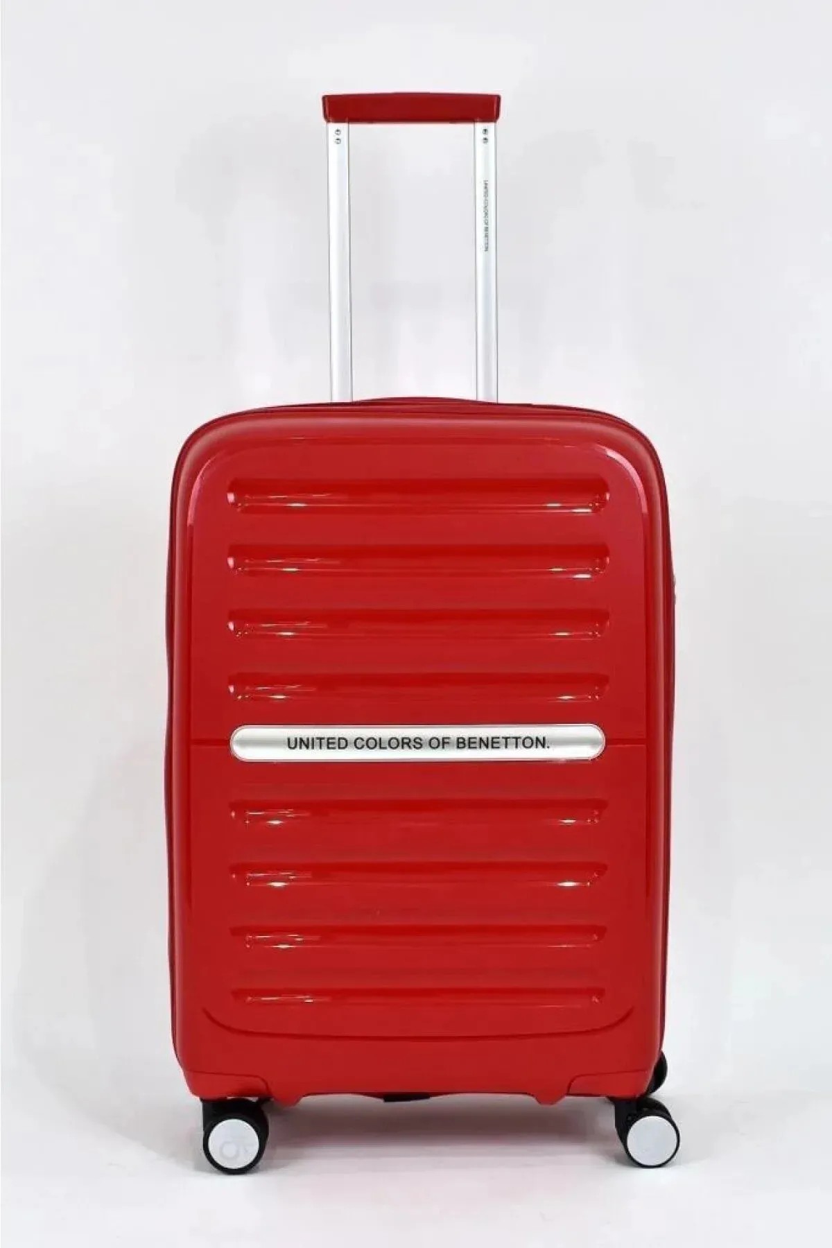 Benetton Orta Boy Valiz Trolley 60 cm - Kırmızı
