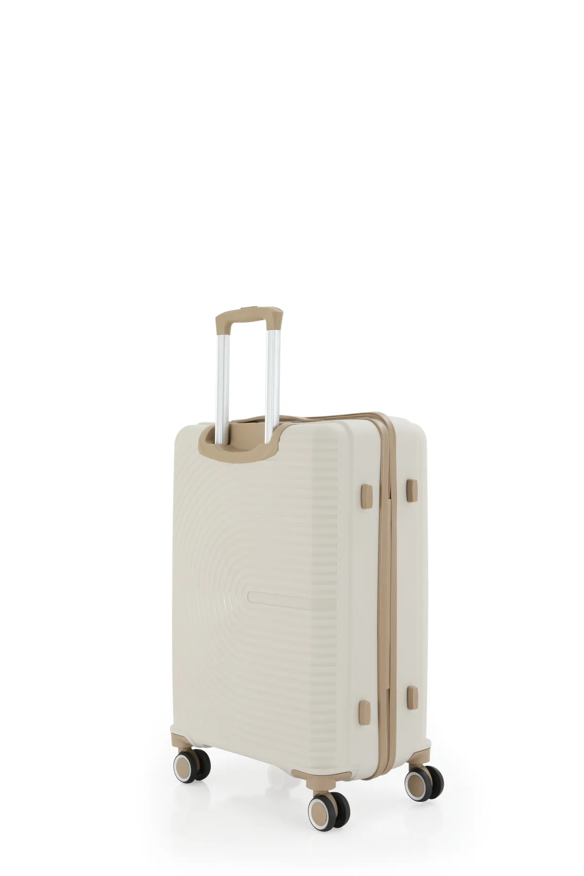 MÇS Polipropilen Orta Boy Valiz  - Kemik-Şampanya