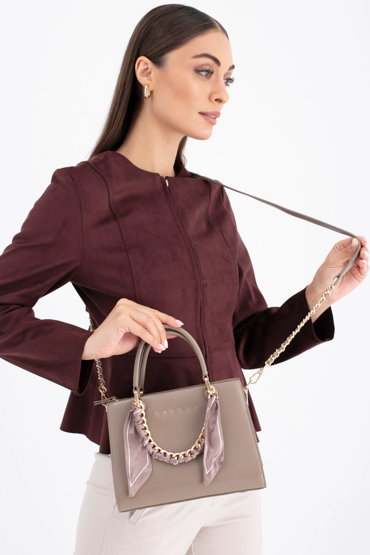 Sisley Kadın Kol Çantası SLY_270 - Taş