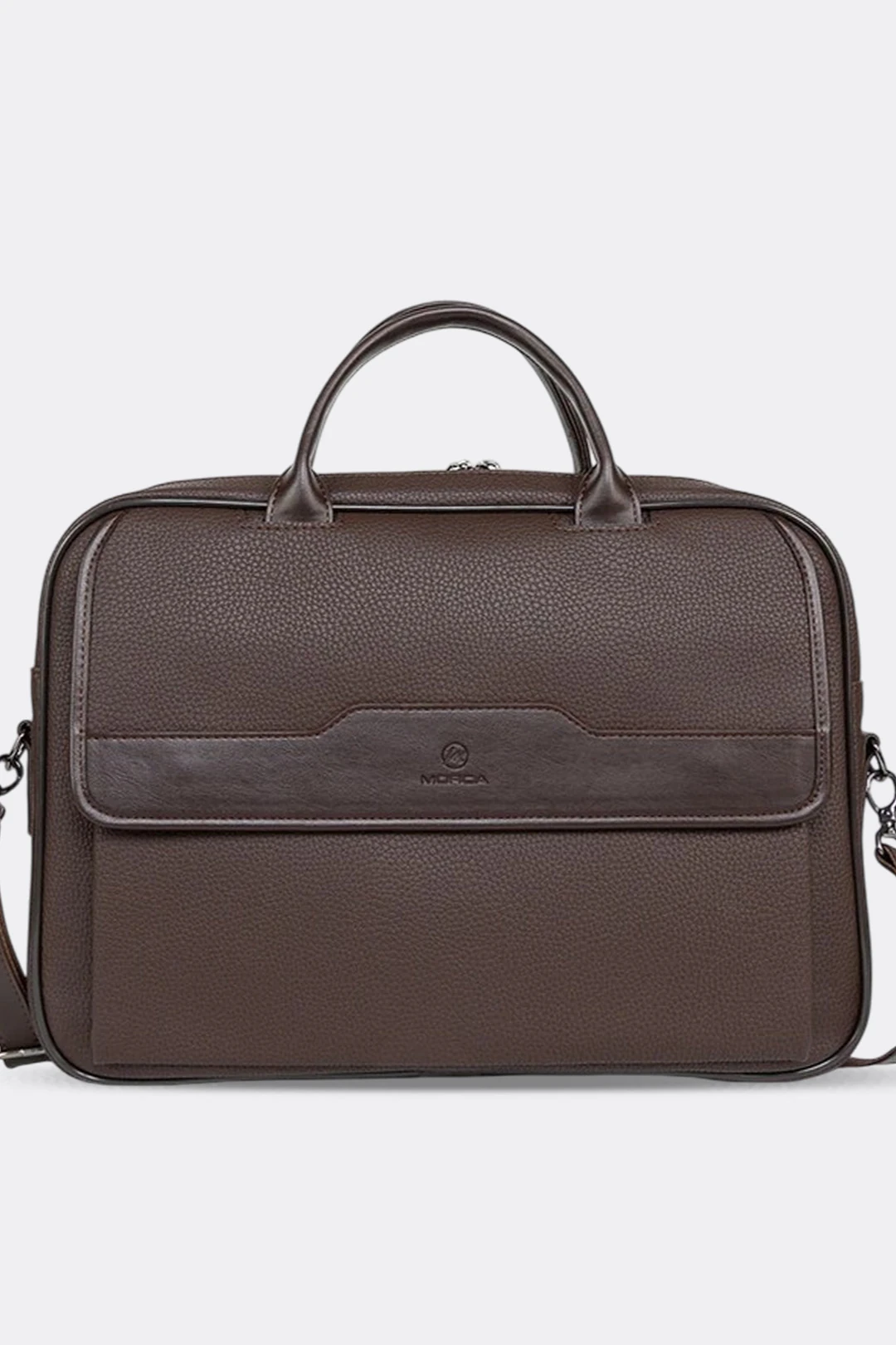 Kahverengi Evrak Çantası Laptop Bölmeli