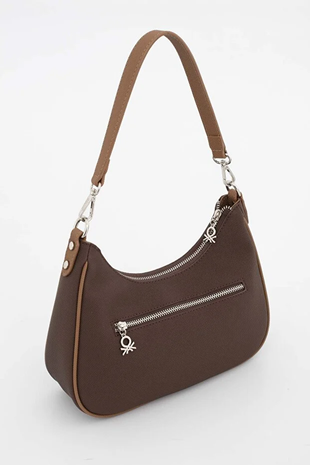 Benetton Kadın Omuz Çantası BNT_1690 - Kahve-Camel