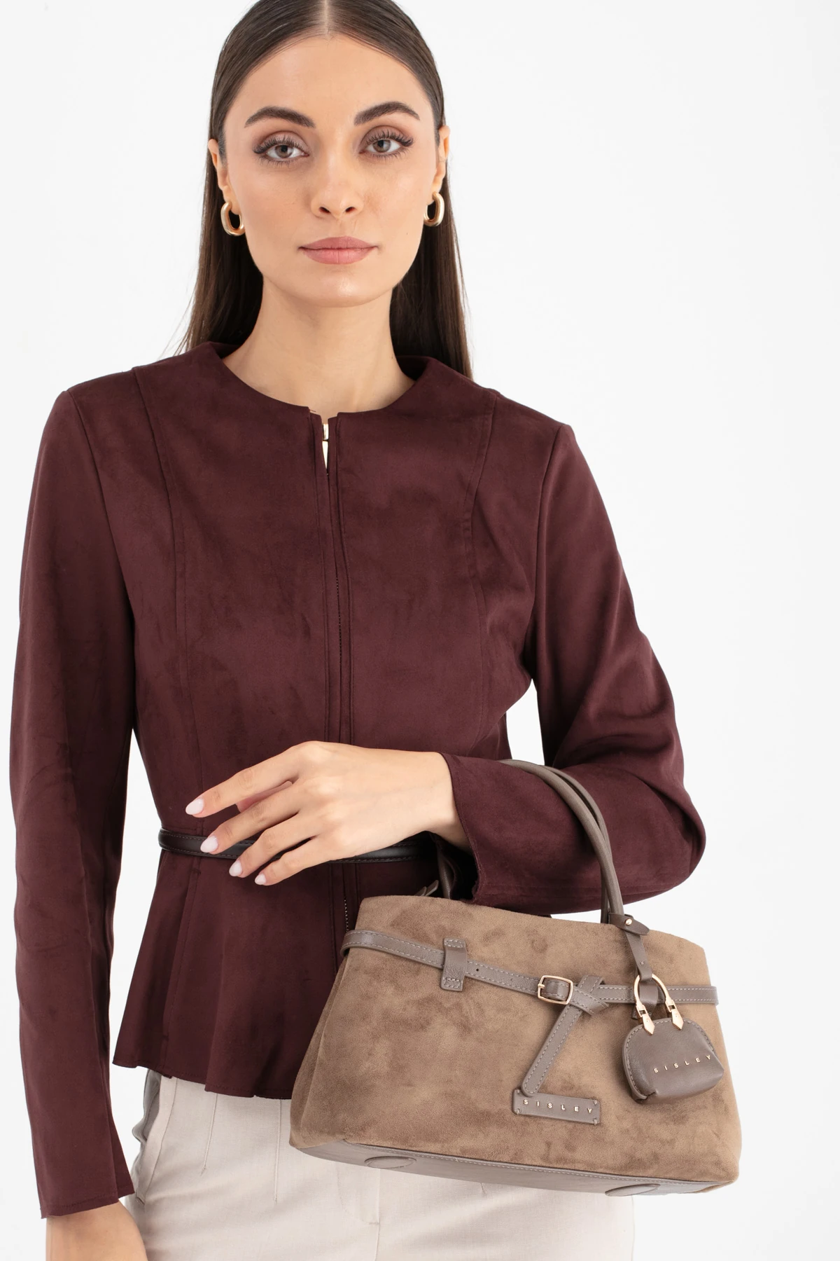 Sisley Kadın Kol Çantası SLY_239 - Taş