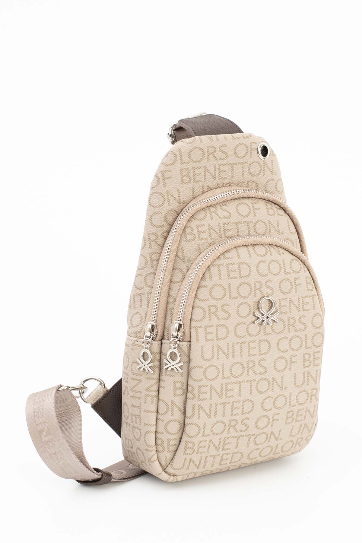 Benetton Kadın Vücut Çantası BNT_1644 - Taş-Kahve