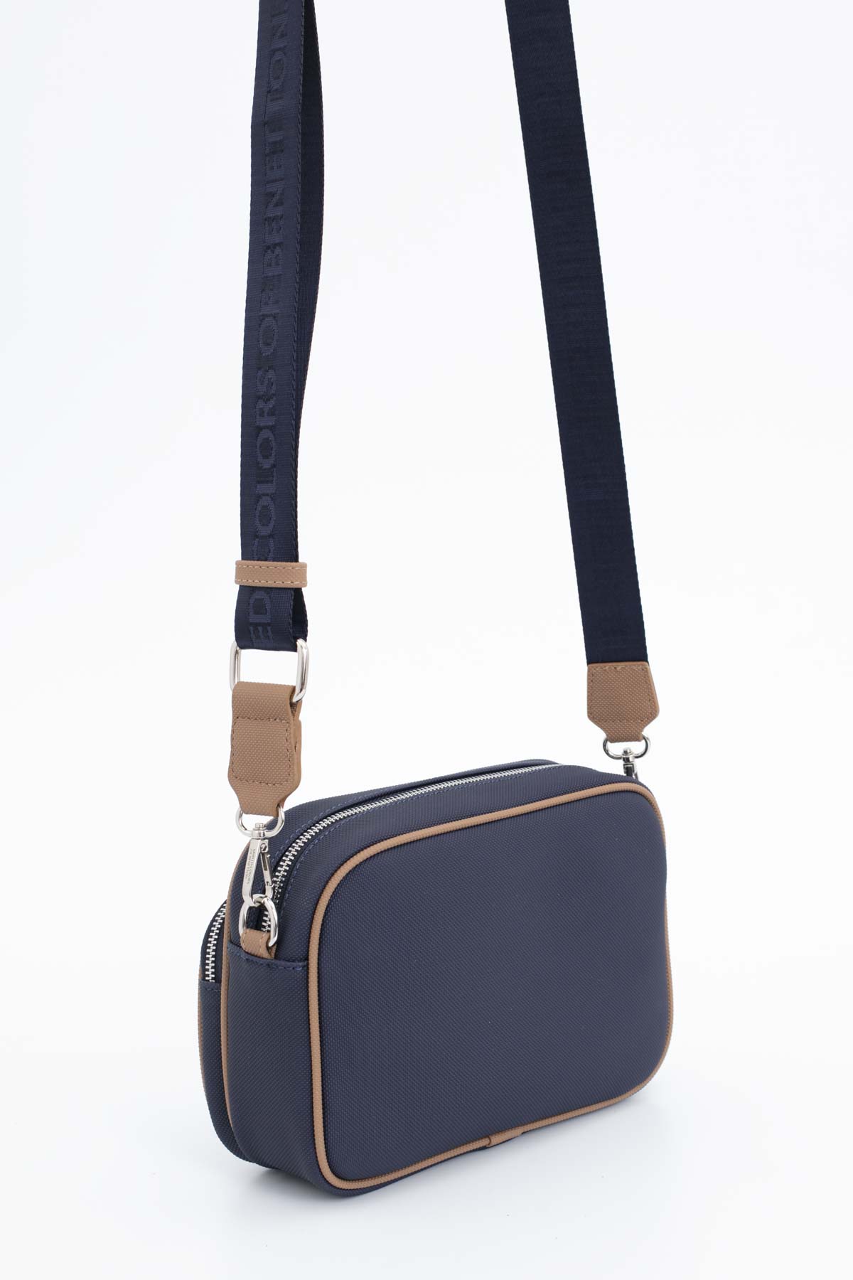 Benetton Kadın Çapraz Çanta BNT_1653 - Lacivert-Camel