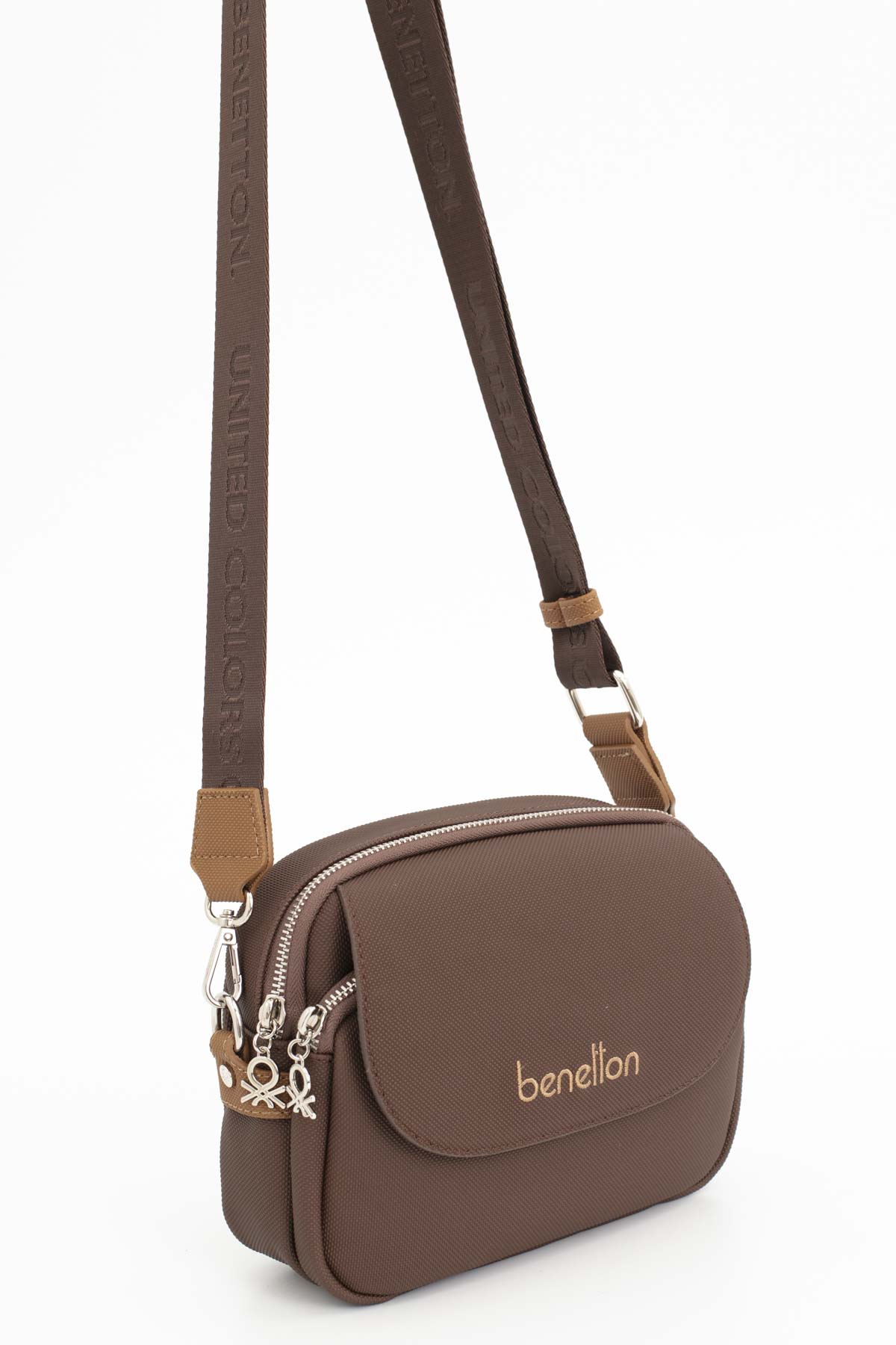 Benetton Kadın Çapraz Çanta BNT_1665 - Kahve-Camel