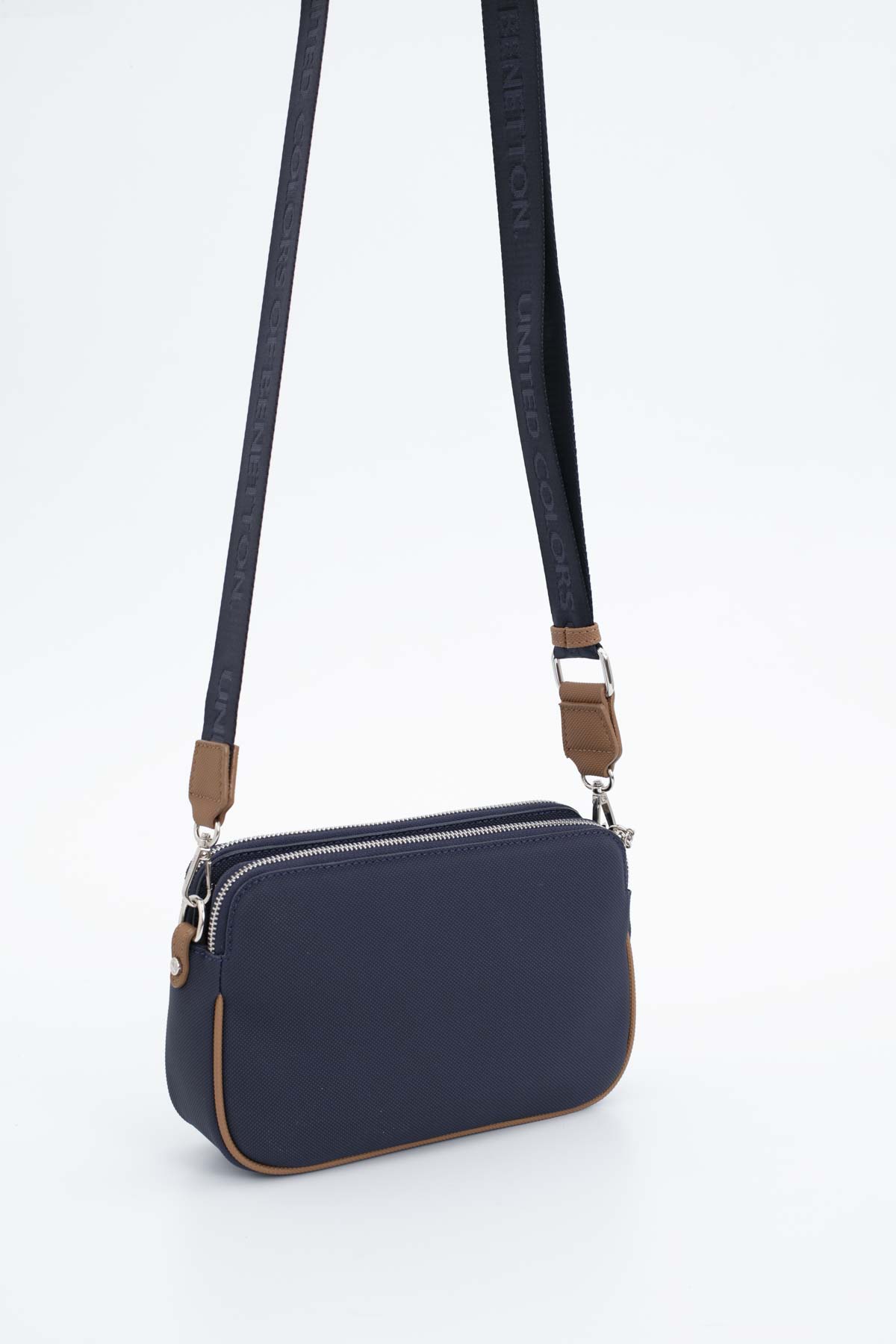 Benetton Kadın Çapraz Çanta BNT_1666 - Lacivert-Camel
