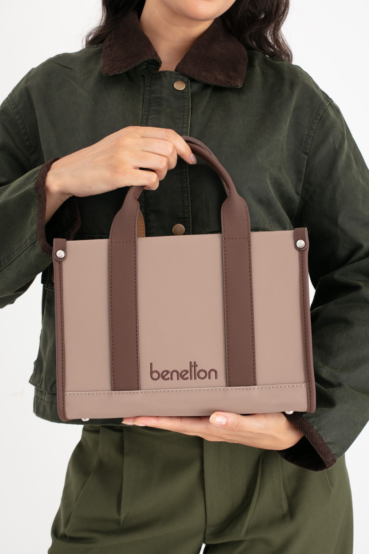 Benetton Kadın El Çantası BNT_1670 - Vizon-Kahve