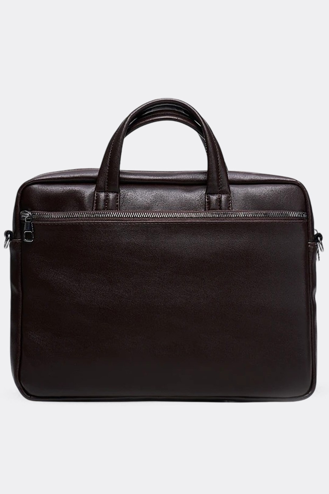 Unisex 13" & 14" Laptop Evrak Çantası Kahve Kroko