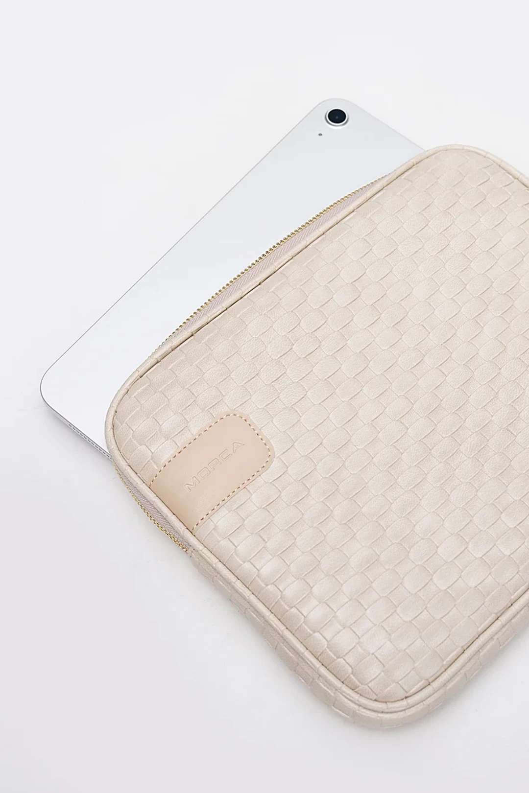 iPad Air Pro & Matepad & Galaxy & Tablet Kılıfı 11" İnç Hasır - Bej