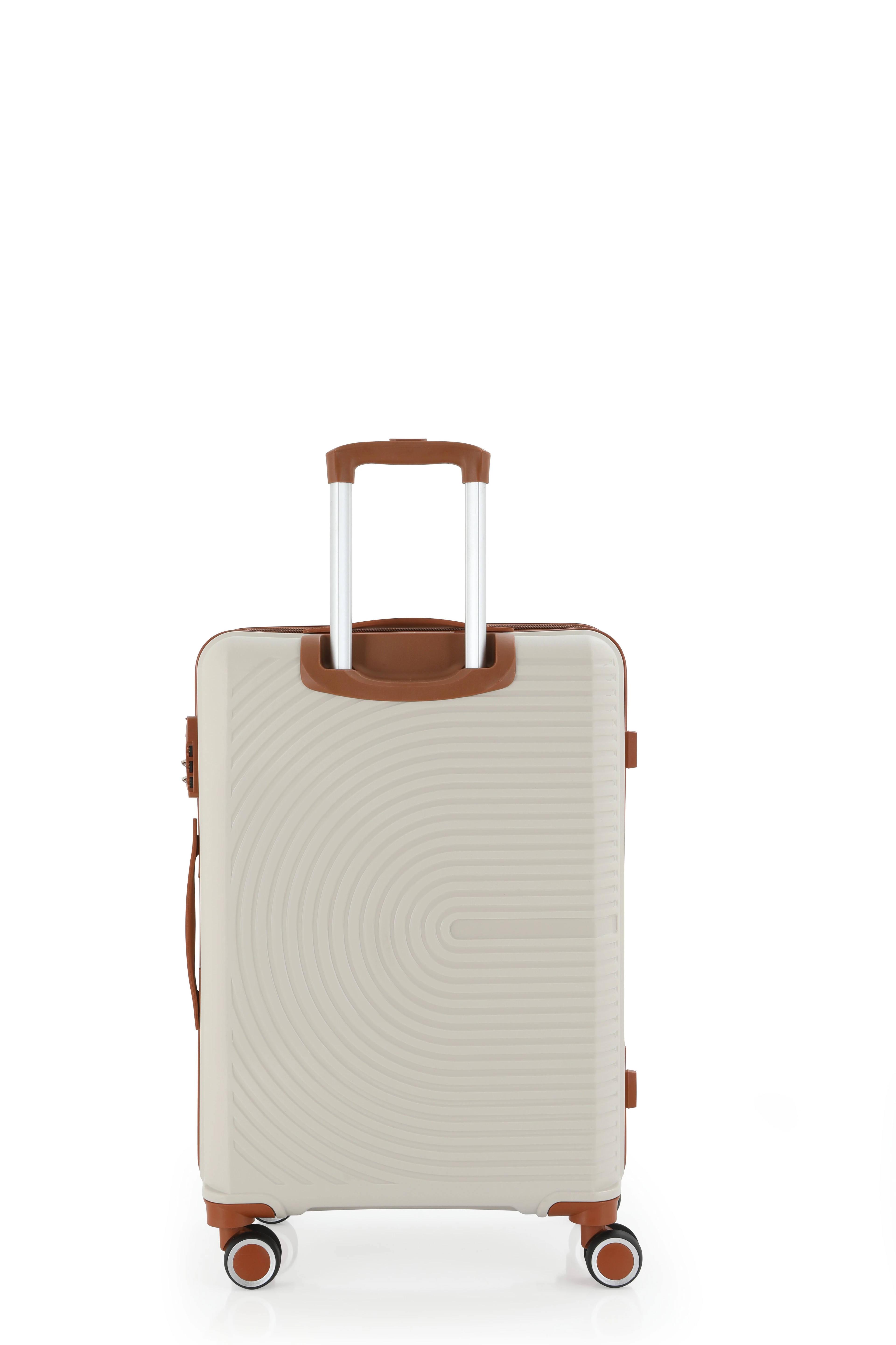 MÇS Polipropilen Orta Boy Valiz  - Kemik-Kahverengi