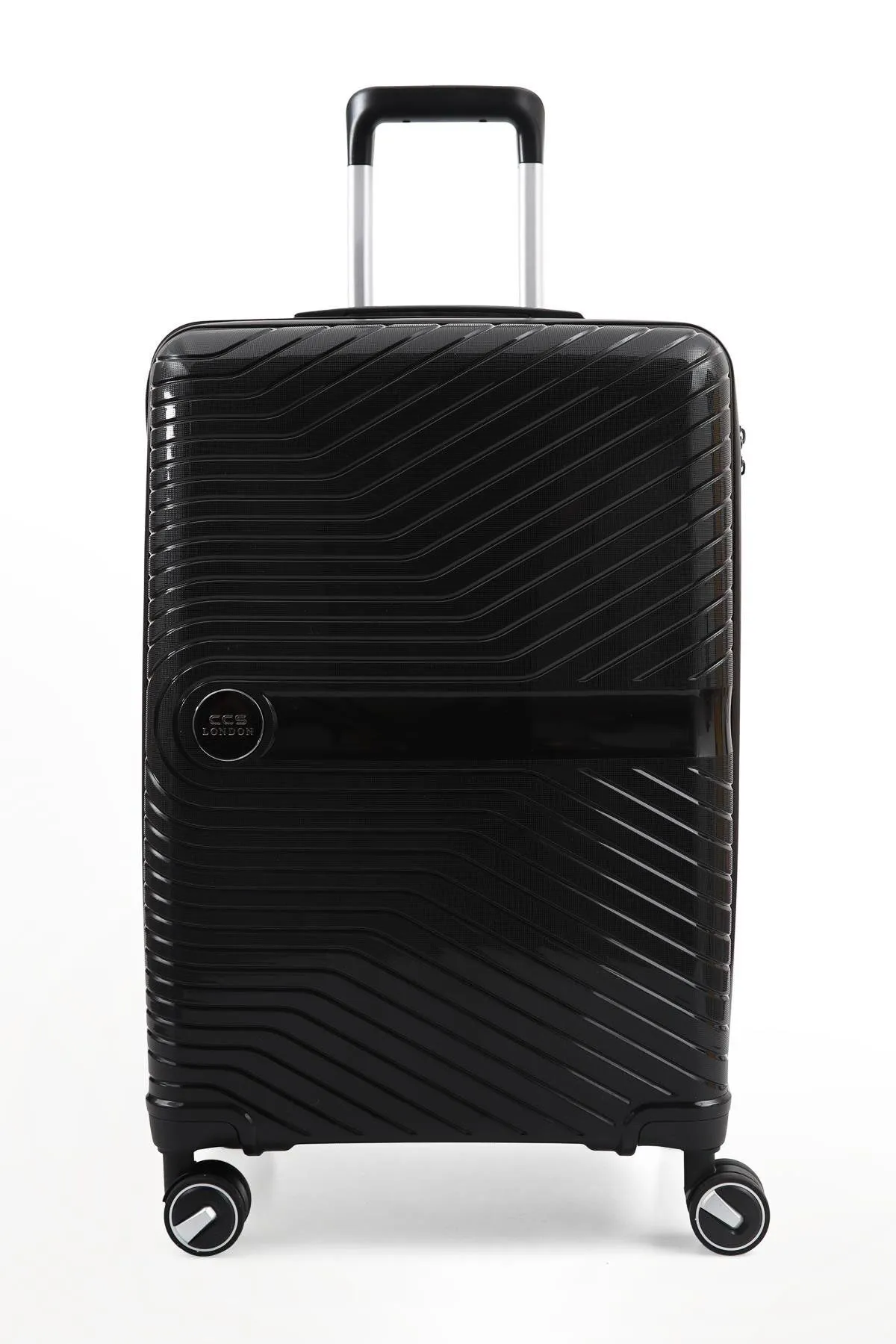 ÇÇS 5239 Polipropilen 3'lü Valiz Seti - Siyah