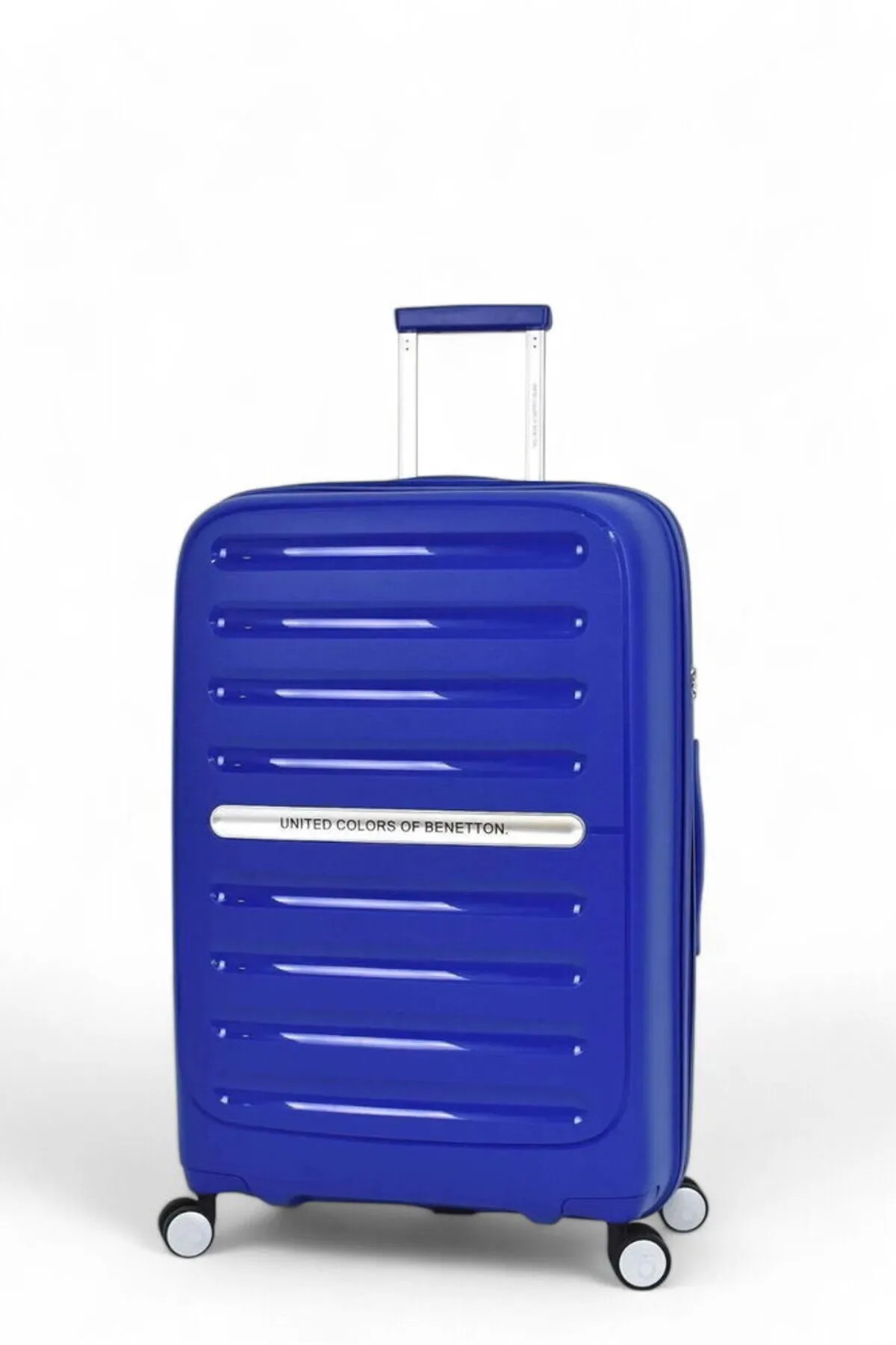 Benetton Orta Boy Valiz Trolley 60 cm - Mavi