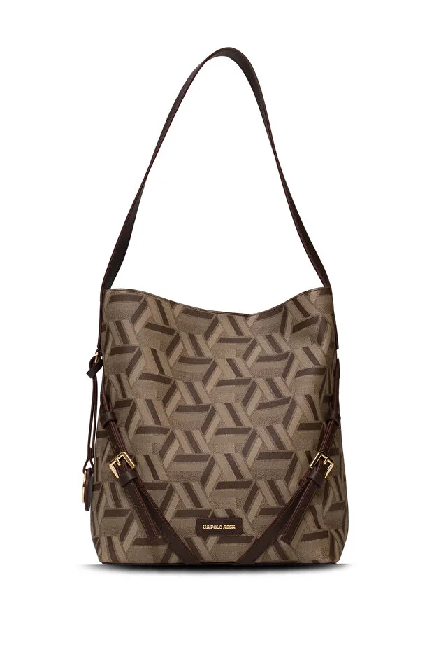USPA Kadın Omuz Çantası US25508 - Kahverengi