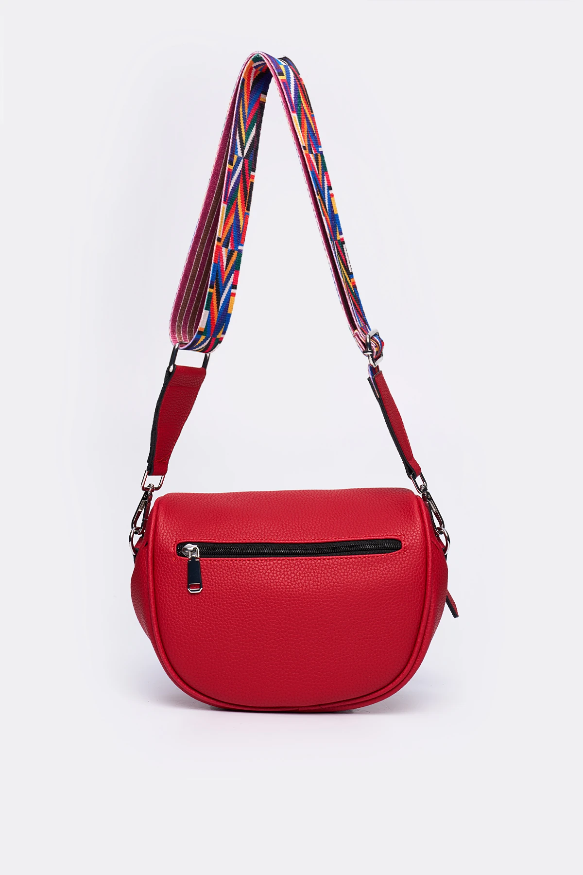 Çapraz Askılı Kadın Vücut Çantası & Body Bag - Kırmızı