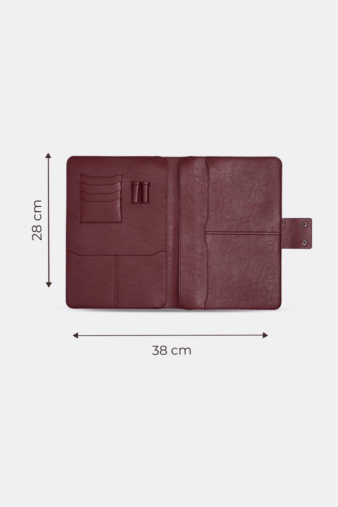 Macbook Air Pro 15-16 İnç Organizer Evrak & Laptop & Tablet Çantası - Bordo