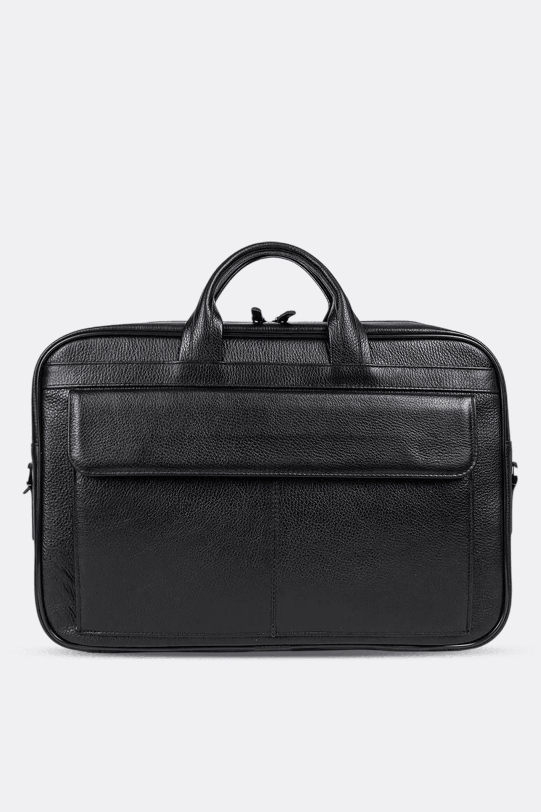 Hakiki Deri Unisex Evrak Çantası Laptop Bölmeli 16" & 17" Inç - Siyah