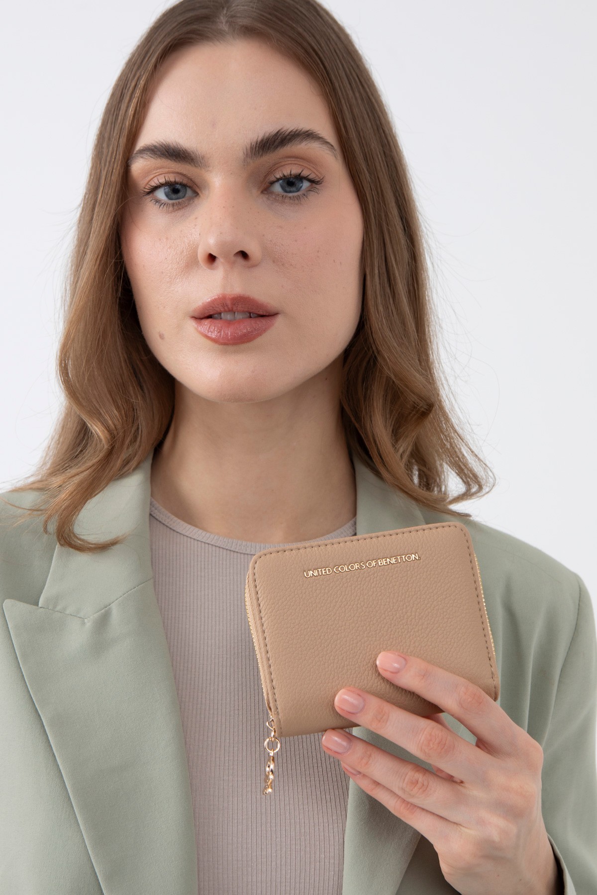 Benetton Kadın Cüzdan BNT_1244 - Kum