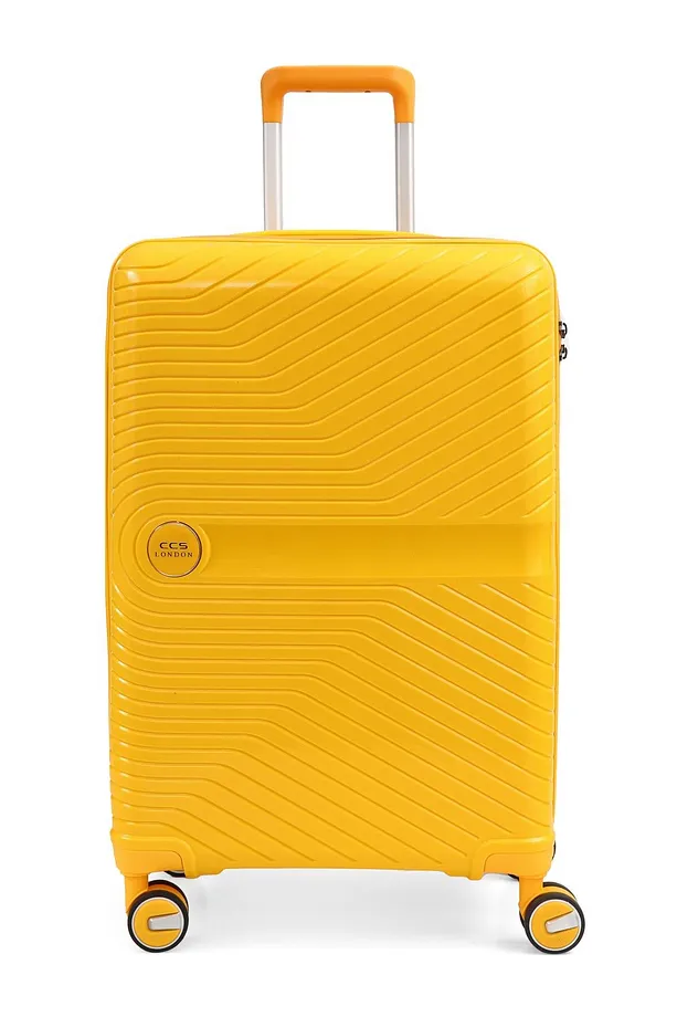 ÇÇS 5239 Polipropilen 3'lü Valiz Seti - Sarı