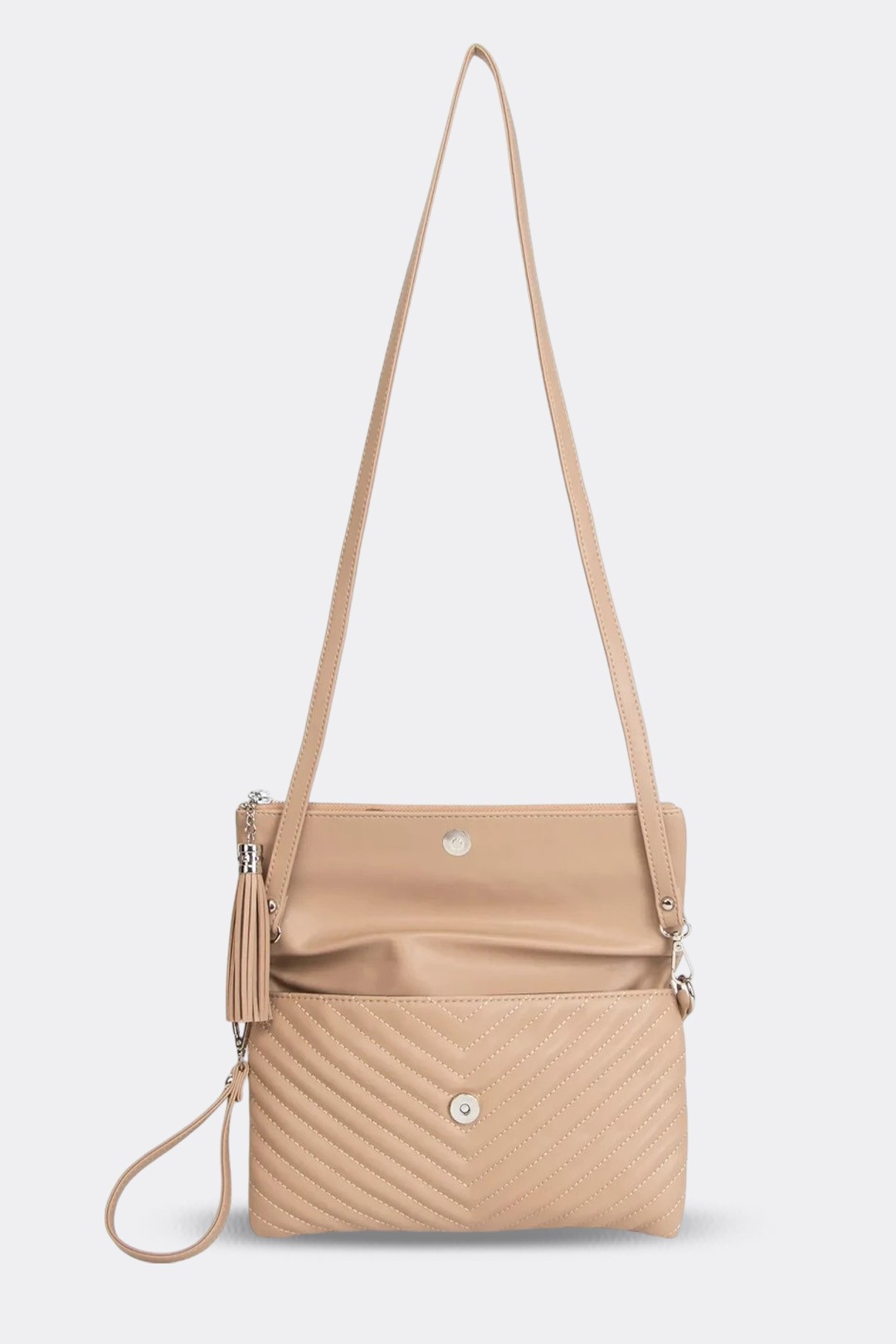 Kadın Clutch Portföy Çantası Uzun Askılı