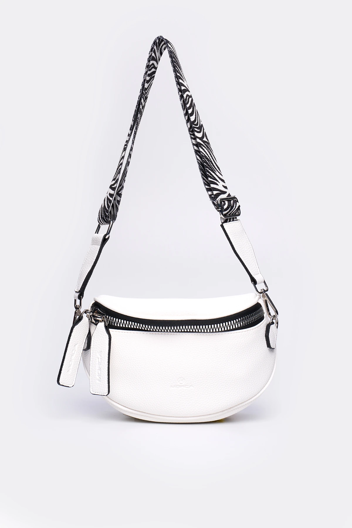Çapraz Askılı Kadın Vücut Çantası & Body Bag - Beyaz