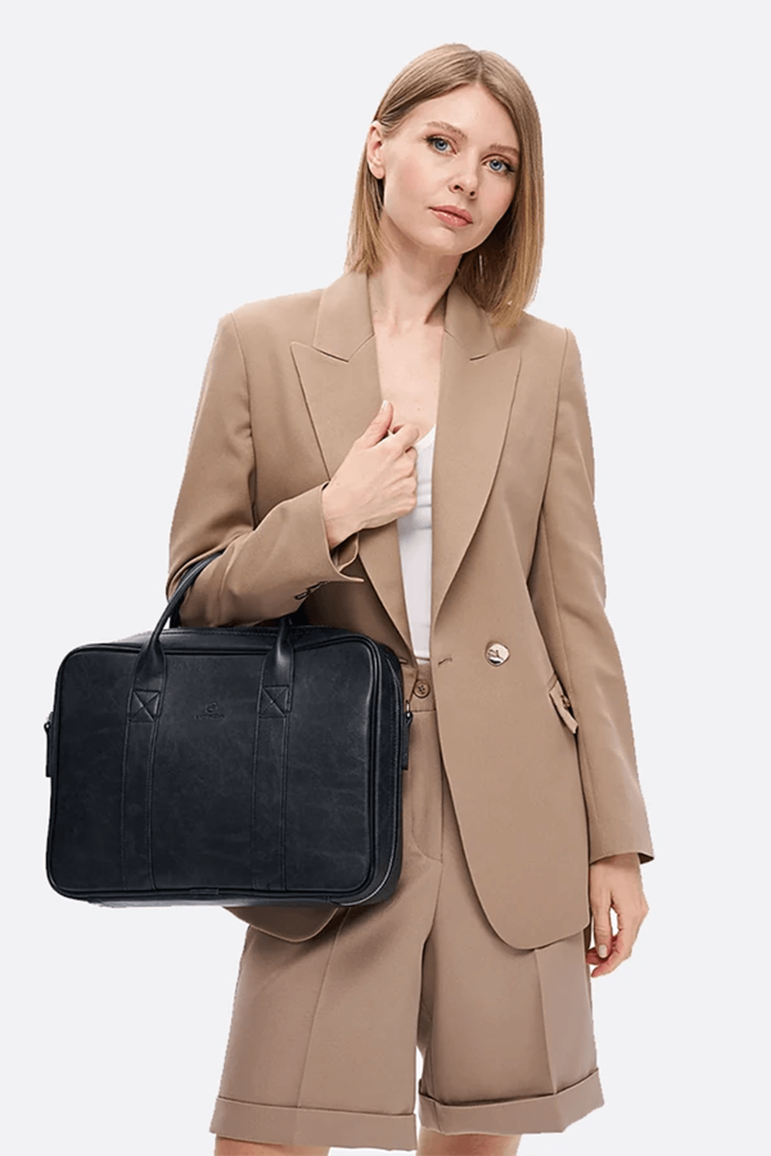 Macbook Organizer Laptop Evrak Çantası 13" & 14" İnç - Crazy Siyah