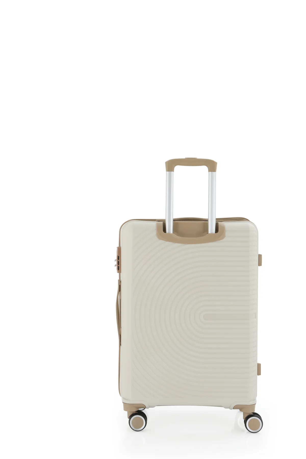 MÇS Polipropilen Orta Boy Valiz  - Kemik-Şampanya