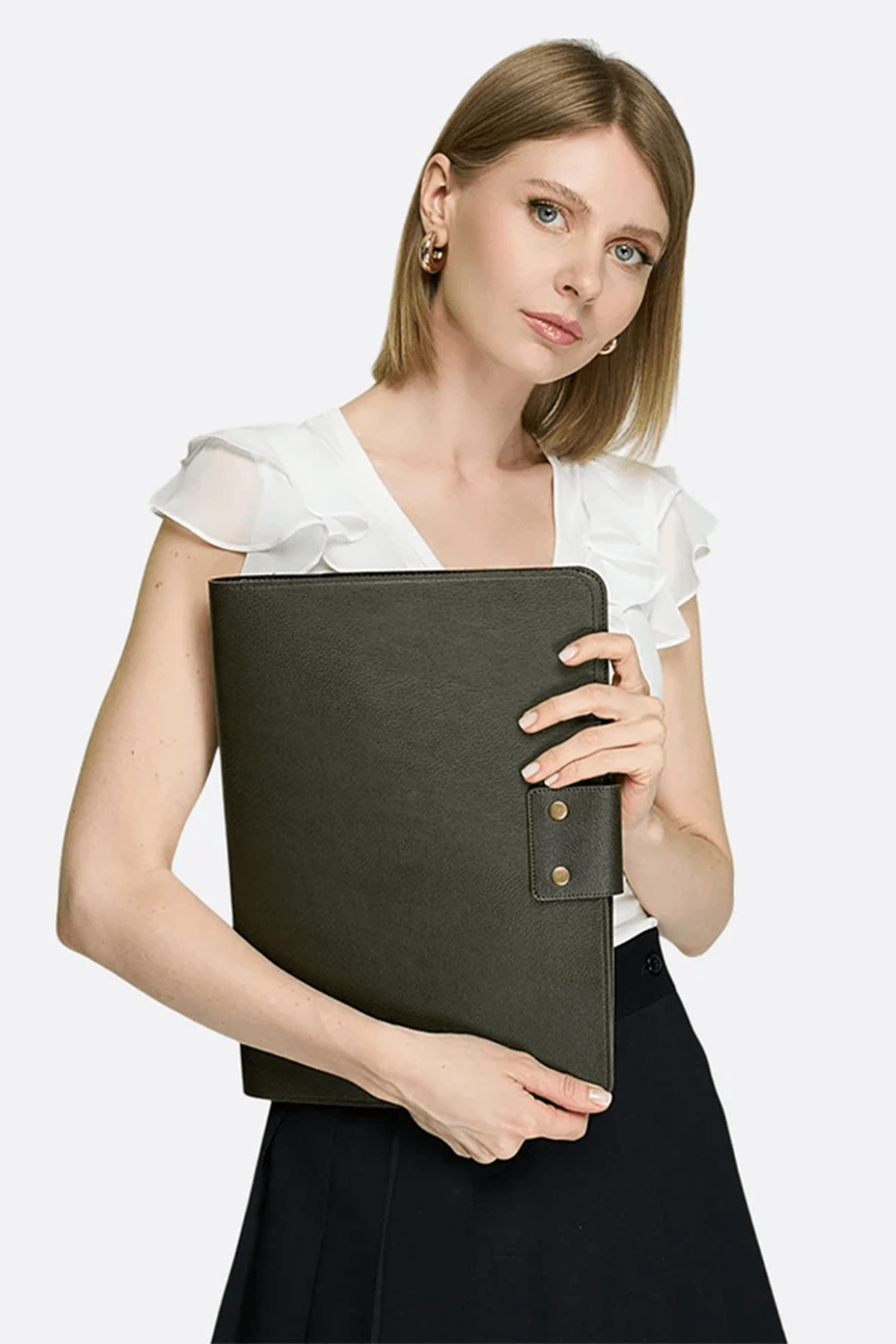 Macbook Air Pro 13-14 İnç Organizer Evrak & Laptop & Tablet Çantası - Haki