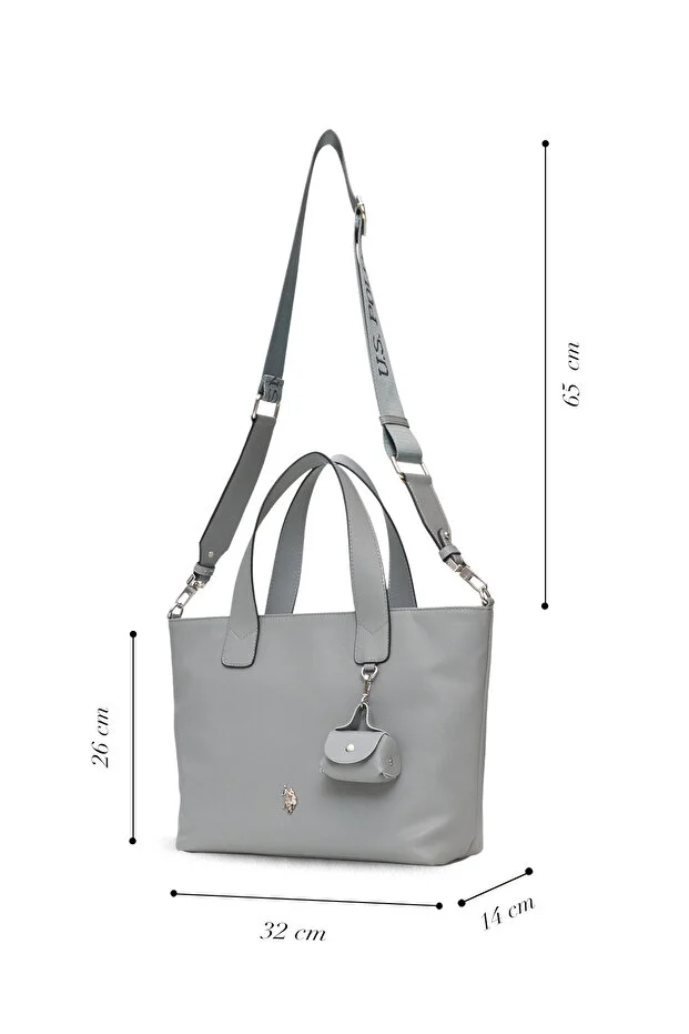 USPA Kadın Omuz Çantası US25598 - K.Gri