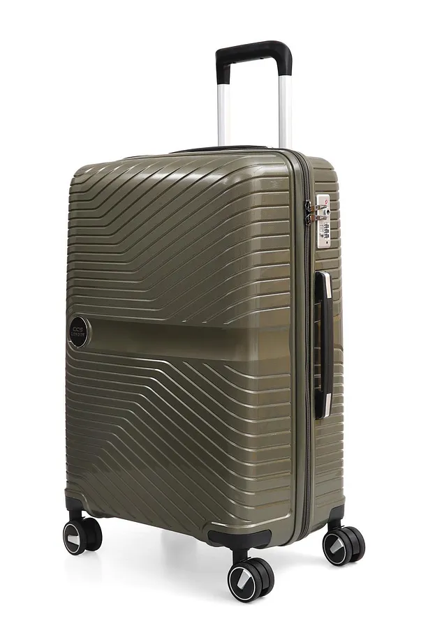 ÇÇS 5239 Polipropilen 3'lü Valiz Seti - Haki