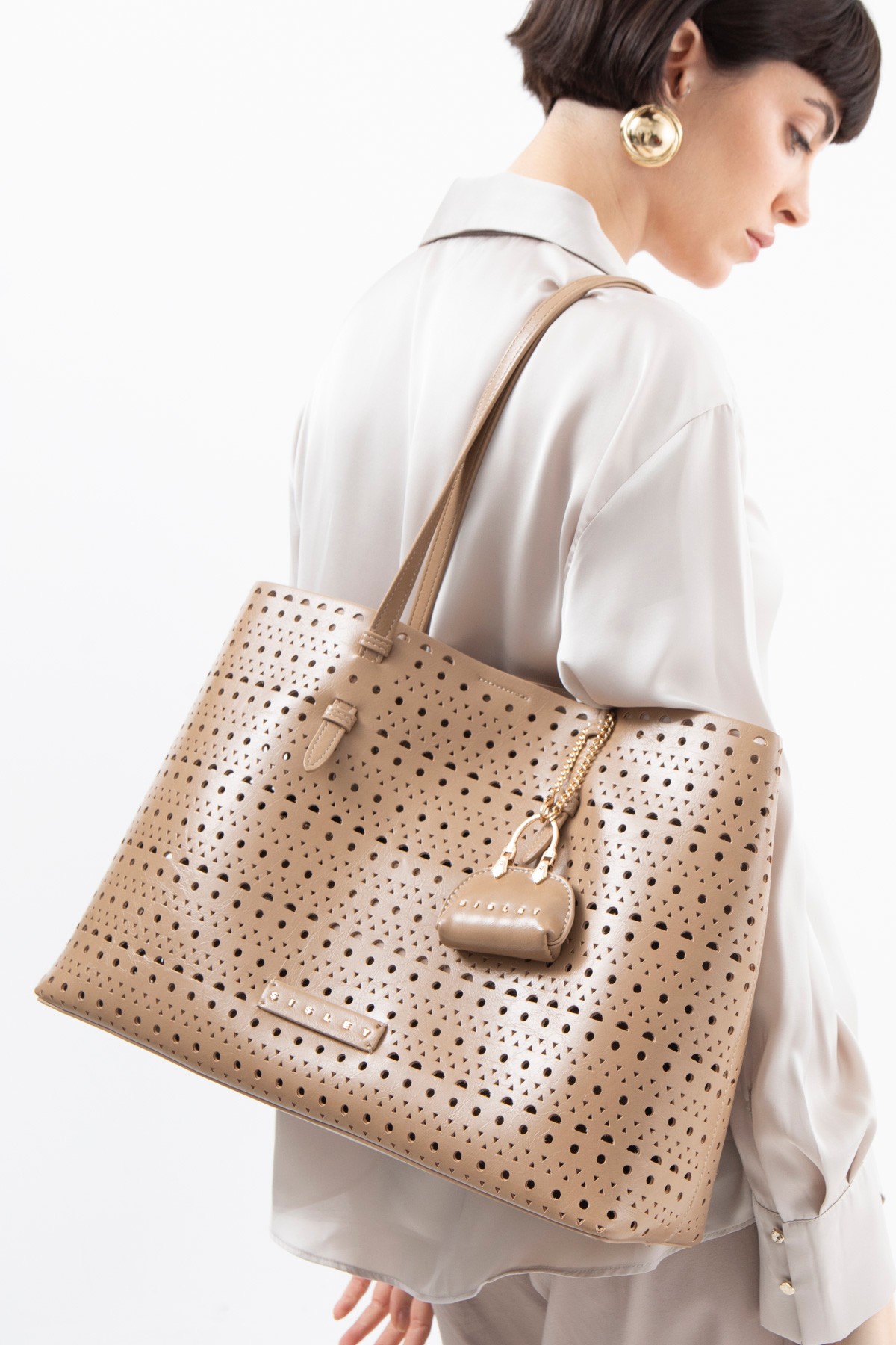 Sisley Kadın Omuz Çantası SLY_169 - Ten