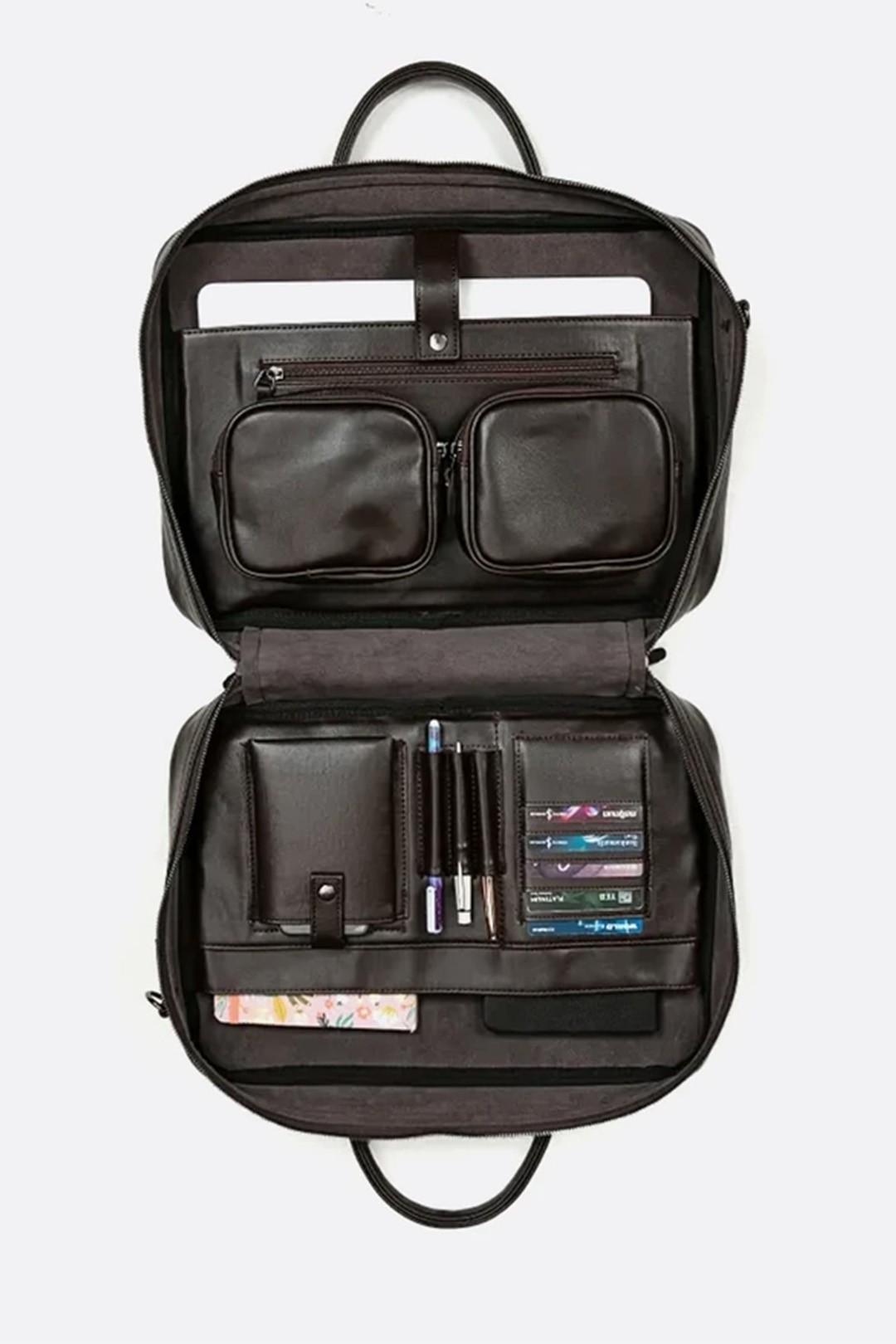 Macbook Organizer Laptop Evrak Çantası 15.6" & 16" İnç Kahve