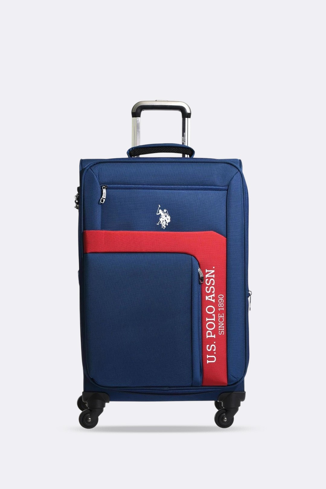 USPA Unisex Kumaş Valiz Orta Boy Lacivert PLVLZ21266 - Lacivert