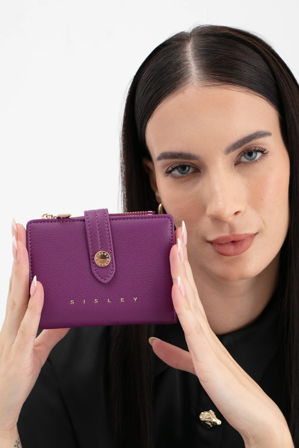 Sisley Kadın Cüzdan SLY_258 - Mürdüm