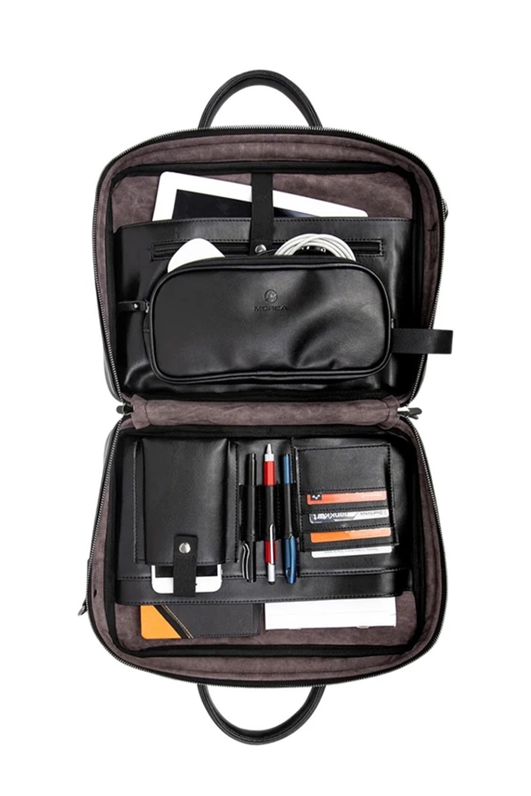 Macbook Organizer Laptop Evrak Çantası 13" & 14" İnç - Siyah