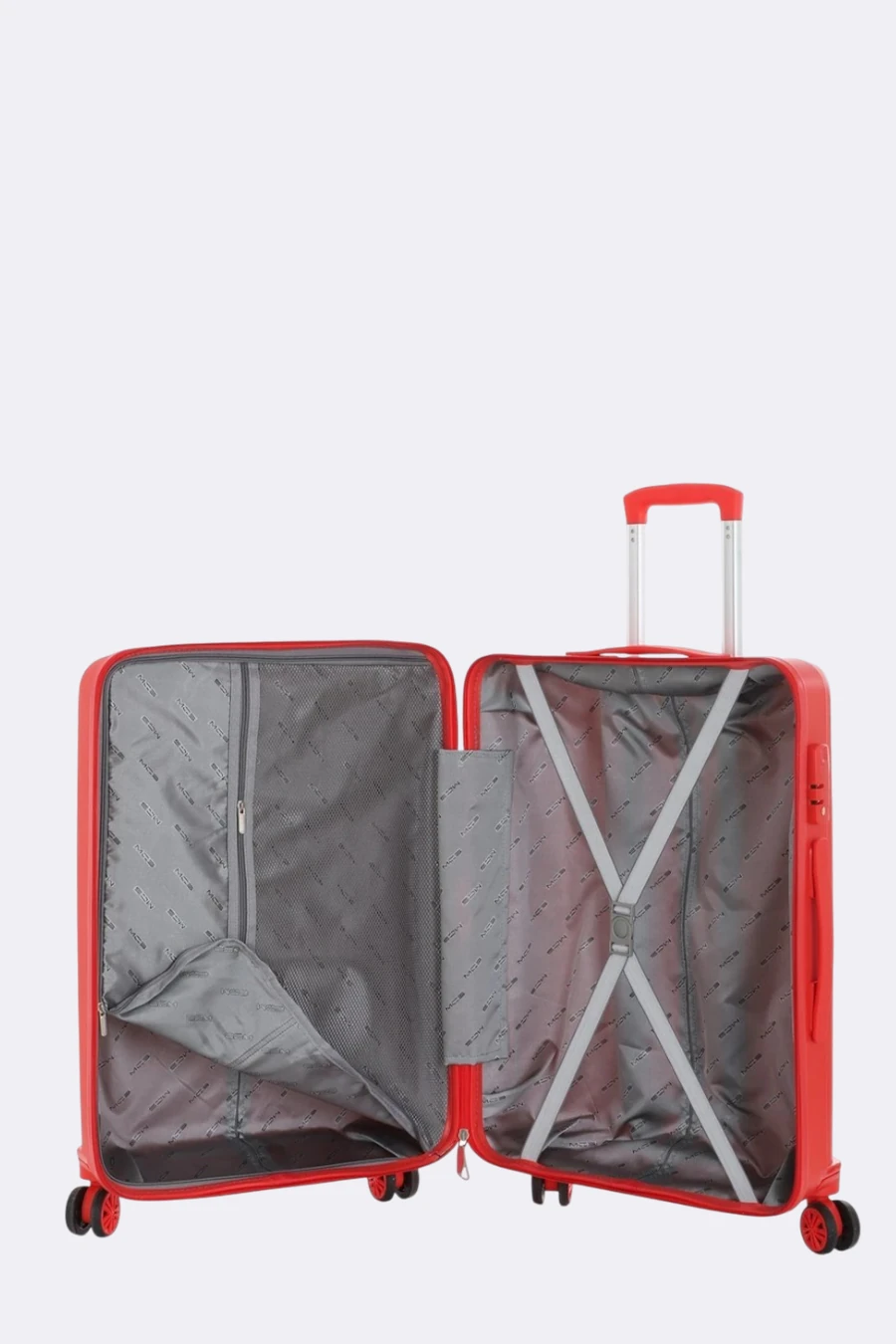 MÇS Polipropilen Büyük Boy Valiz - Kırmızı