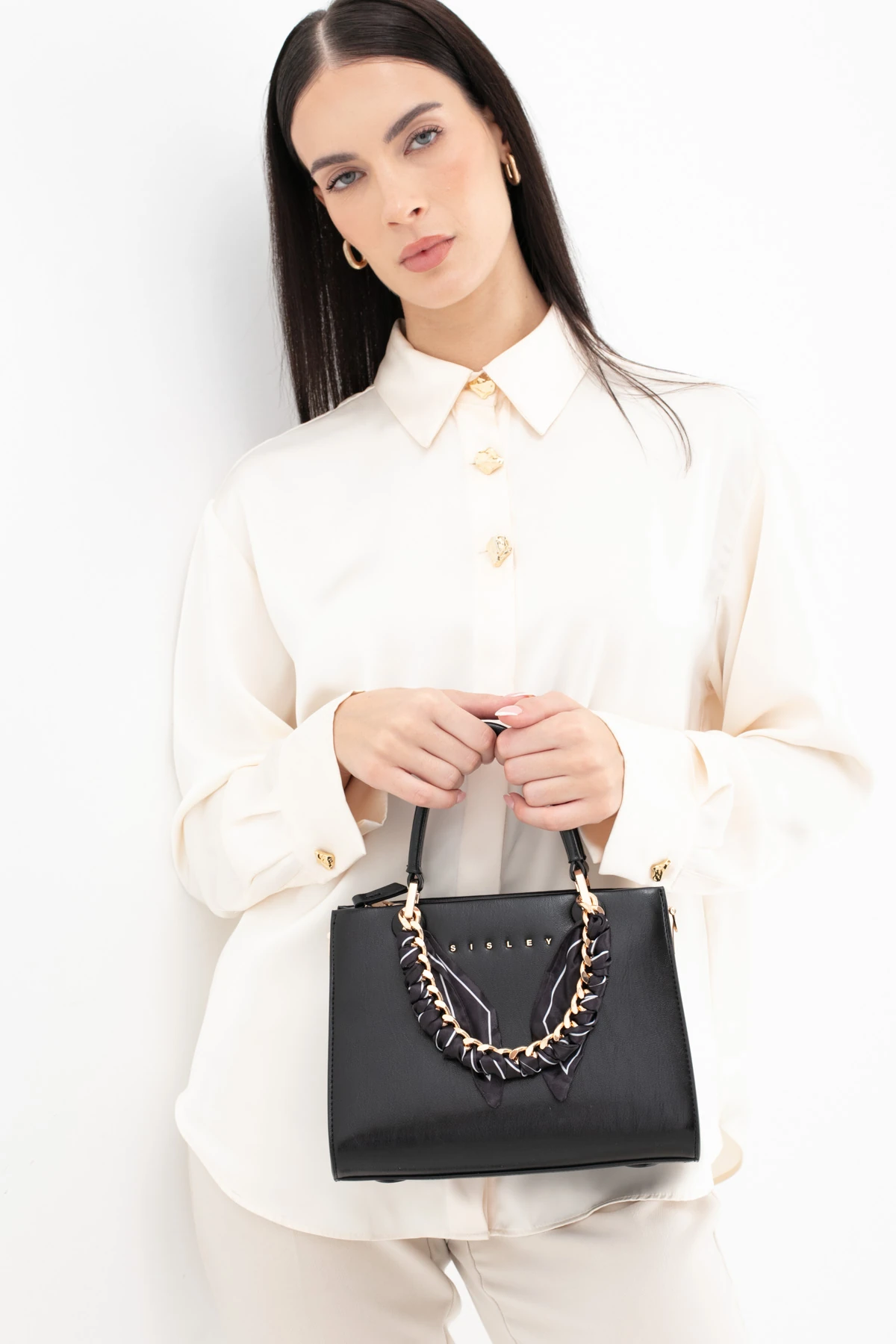 Sisley Kadın Kol Çantası SLY_270 - Siyah