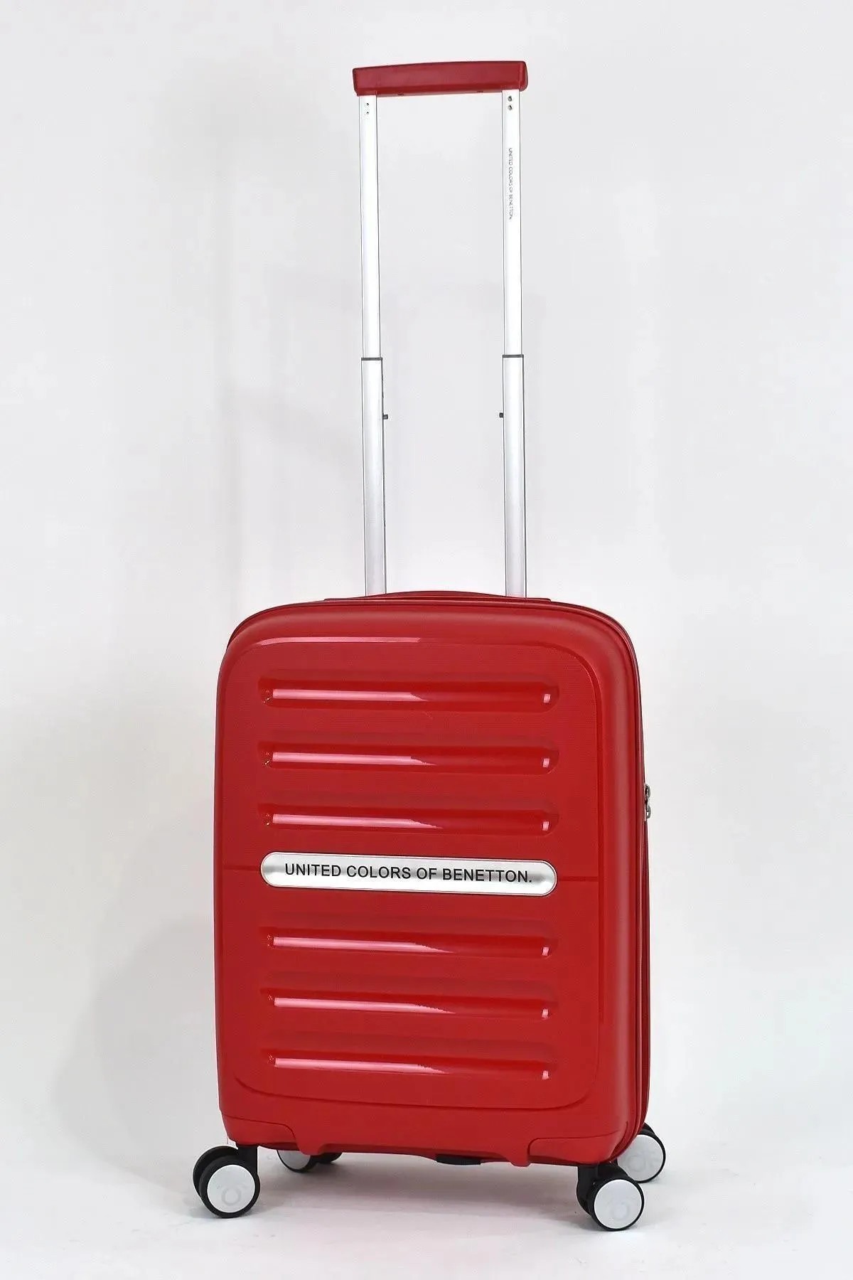 Benetton Kabin Boy Valiz Trolley 50 cm - Kırmızı