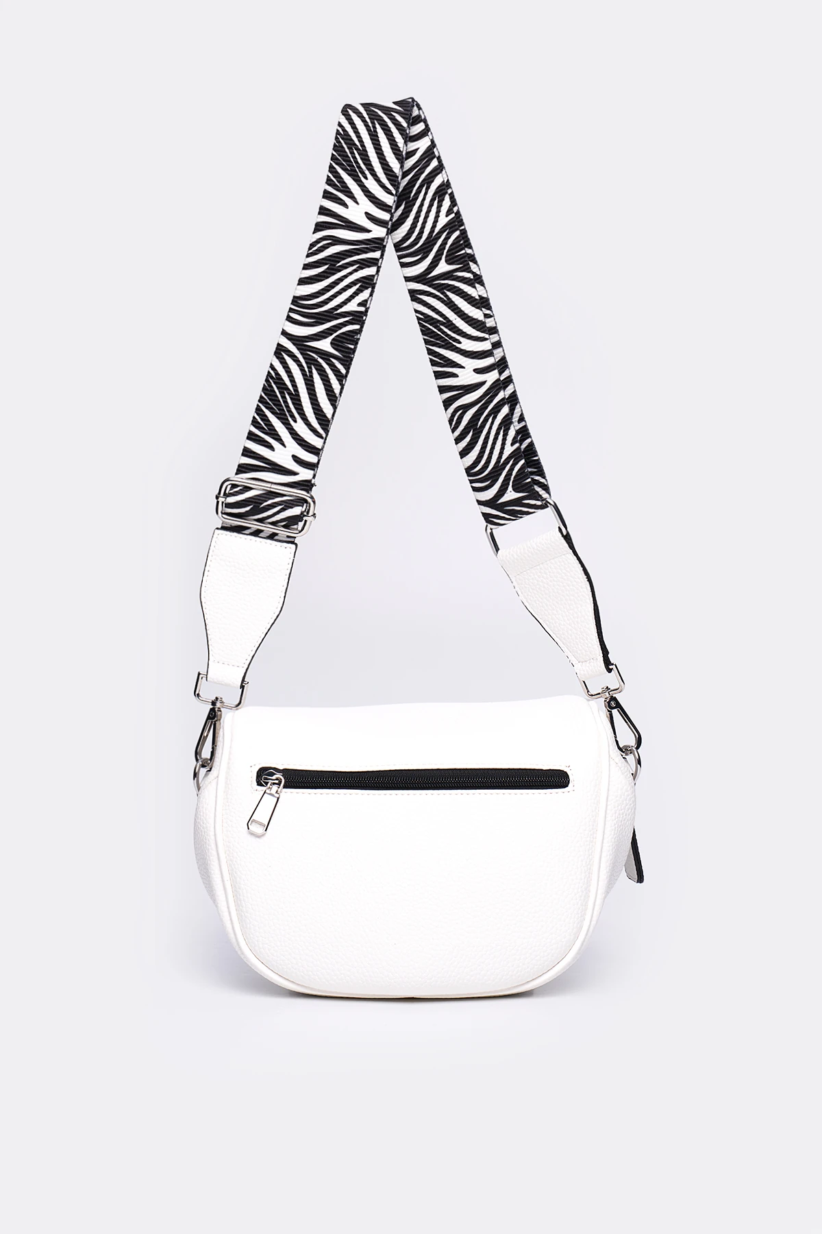 Çapraz Askılı Kadın Vücut Çantası & Body Bag - Beyaz