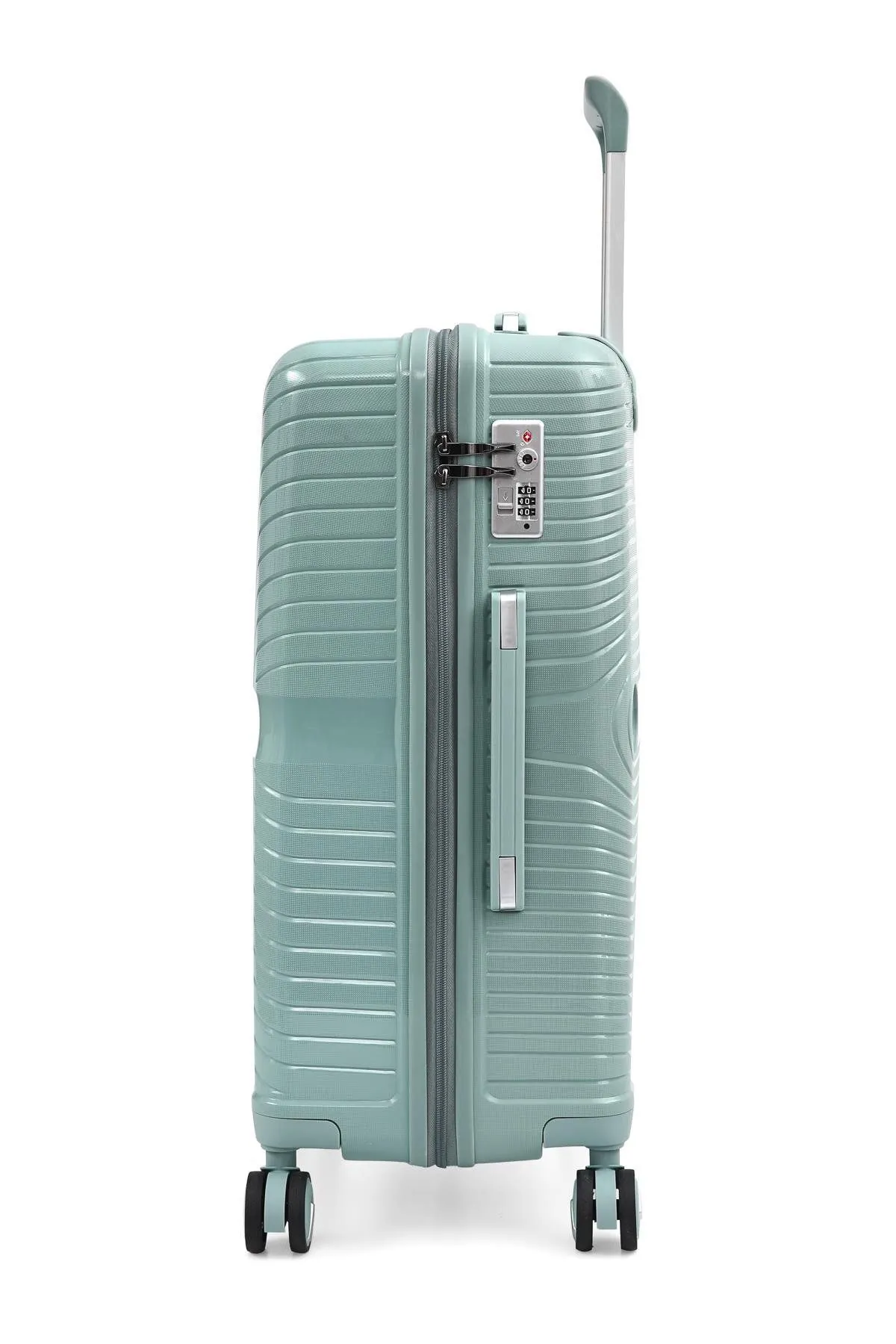 ÇÇS 5239 Polipropilen 3'lü Valiz Seti - Mavi