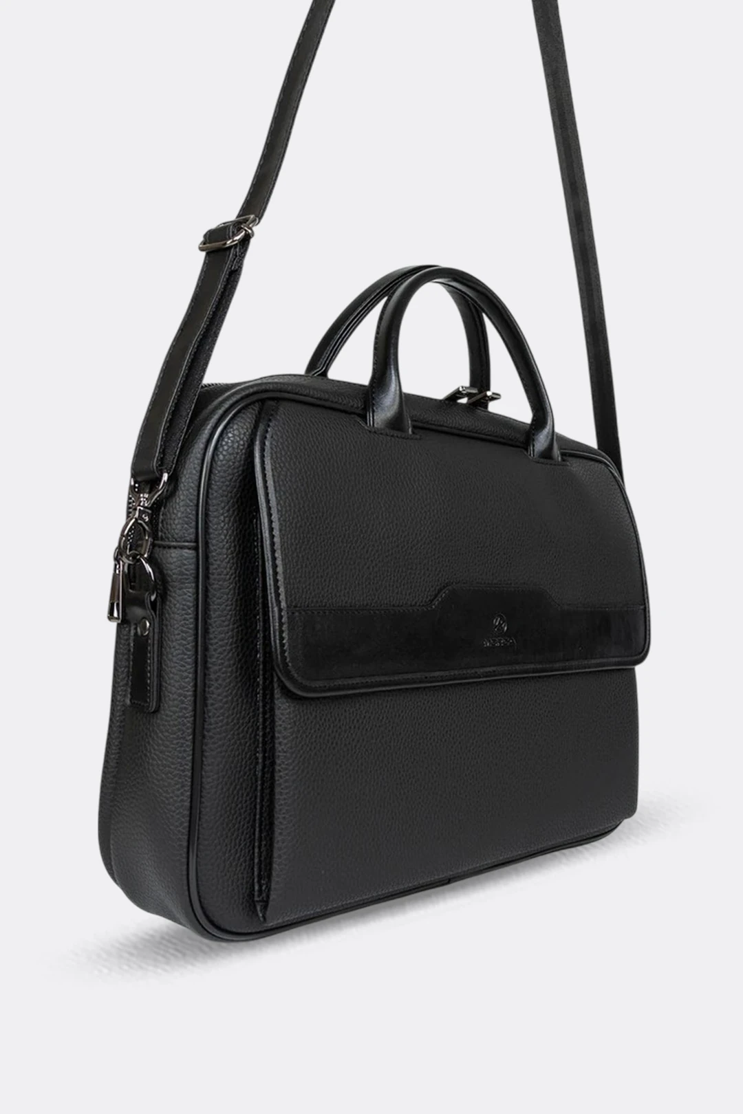 Siyah Evrak Çantası Laptop Bölmeli